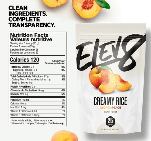 Elev8 Creamy Rice Georgia Peach
