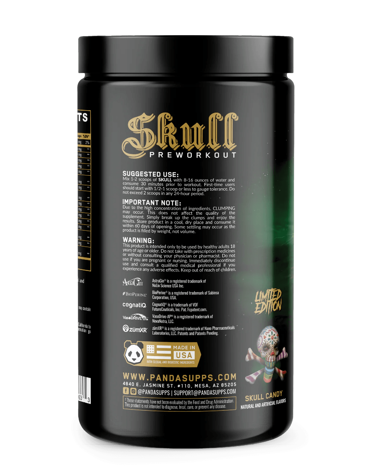 PANDA Supplements Skull Pre-Workout