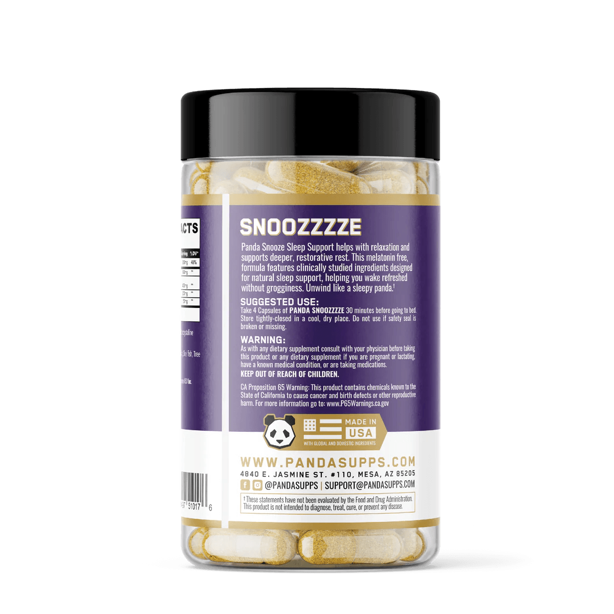 PANDA Supplements SNOOZZZZE