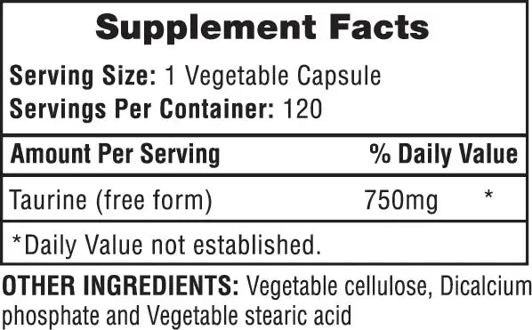 Hi-Tech Pharma Taurine 750