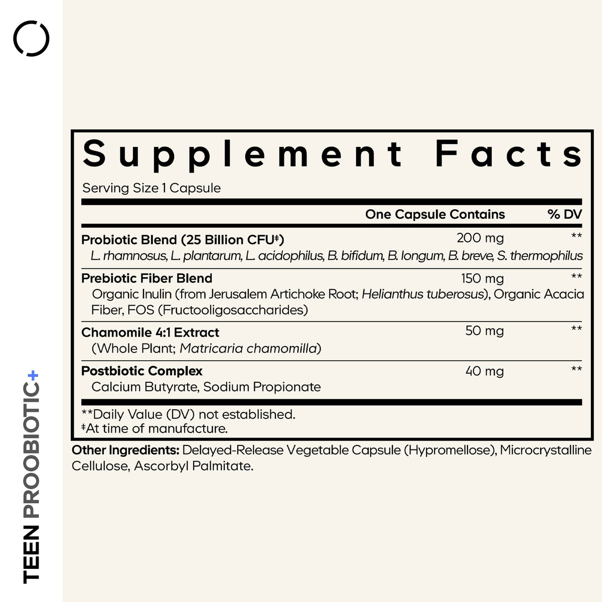 Codeage Teen Probiotic+