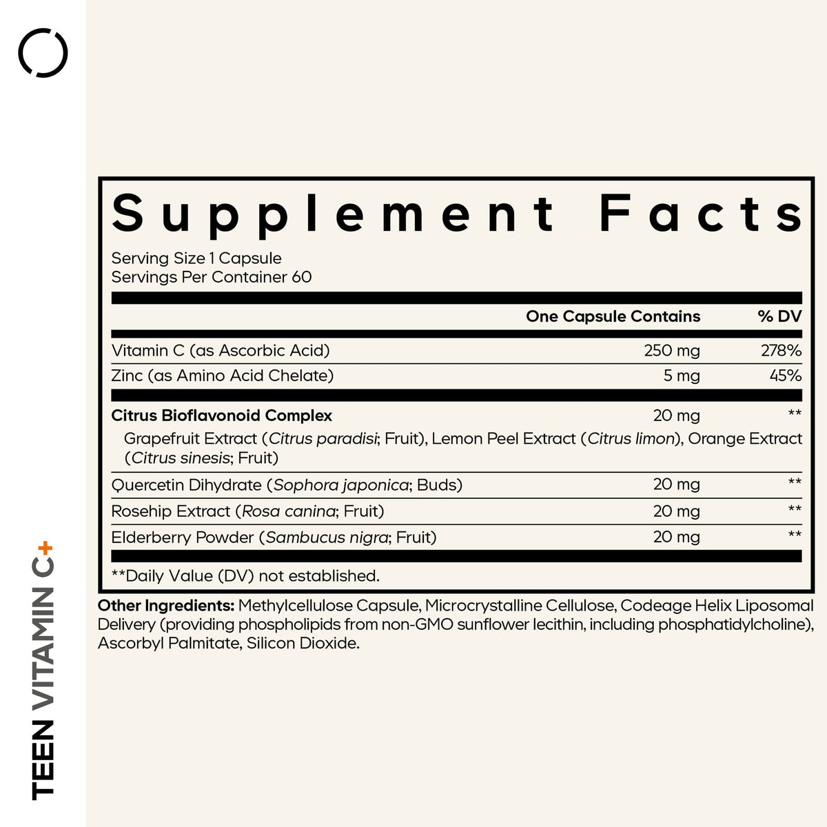 Codeage Teen Vitamin C+