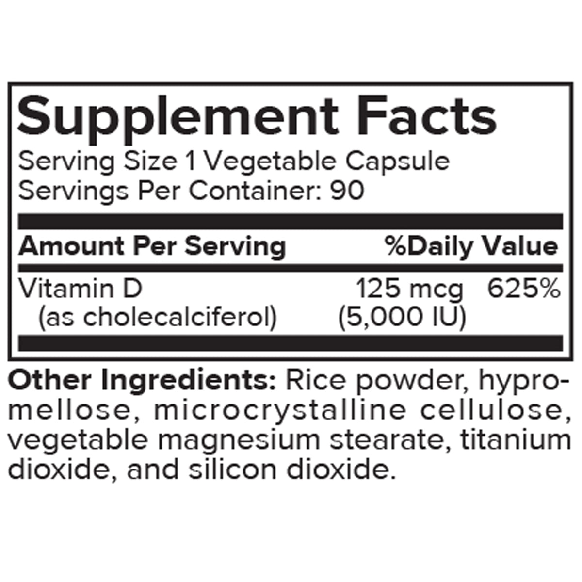 Portions Master Vitamin D3