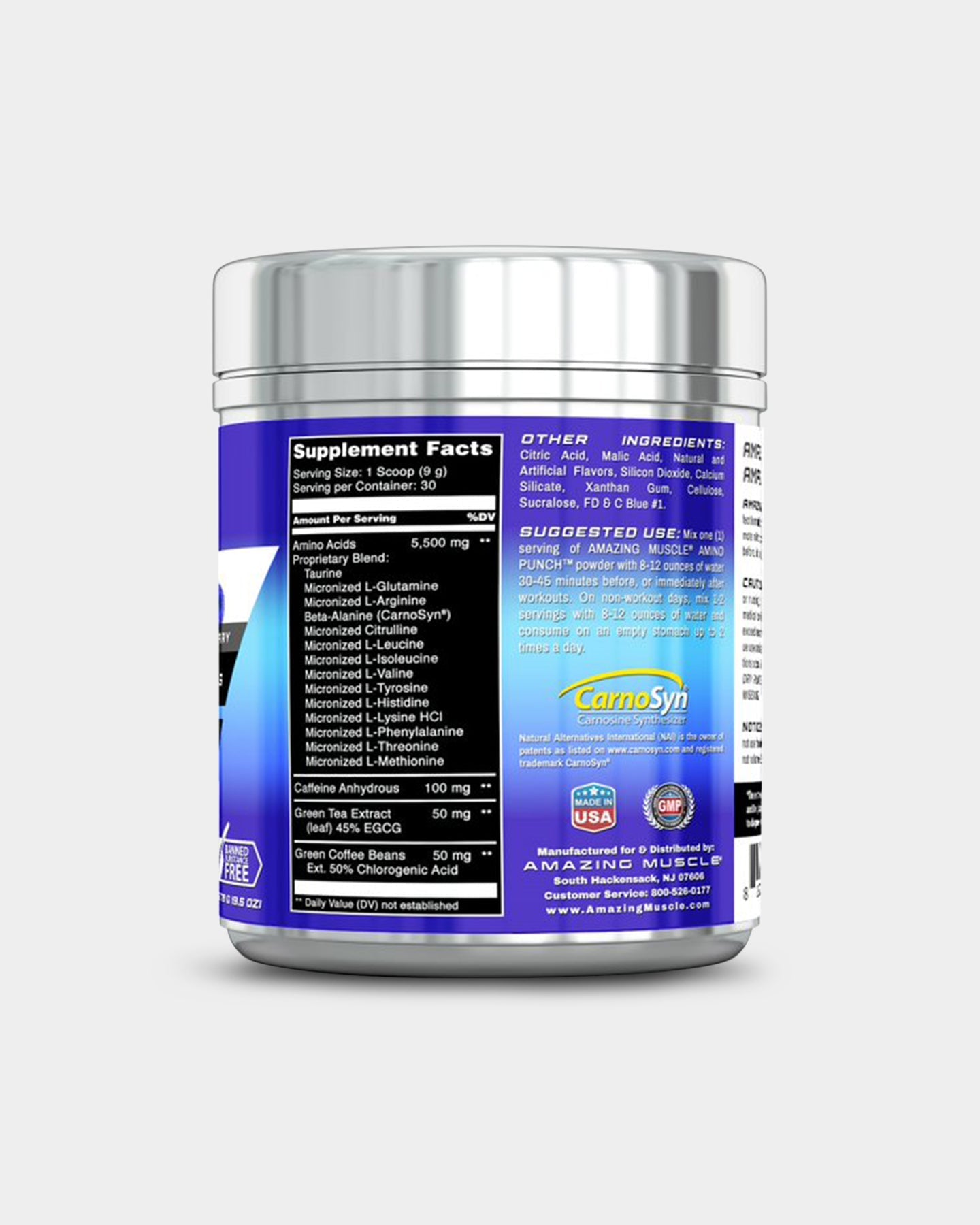 Amazing Muscle Amino Punch with Sucralose - Bodybuilding.com