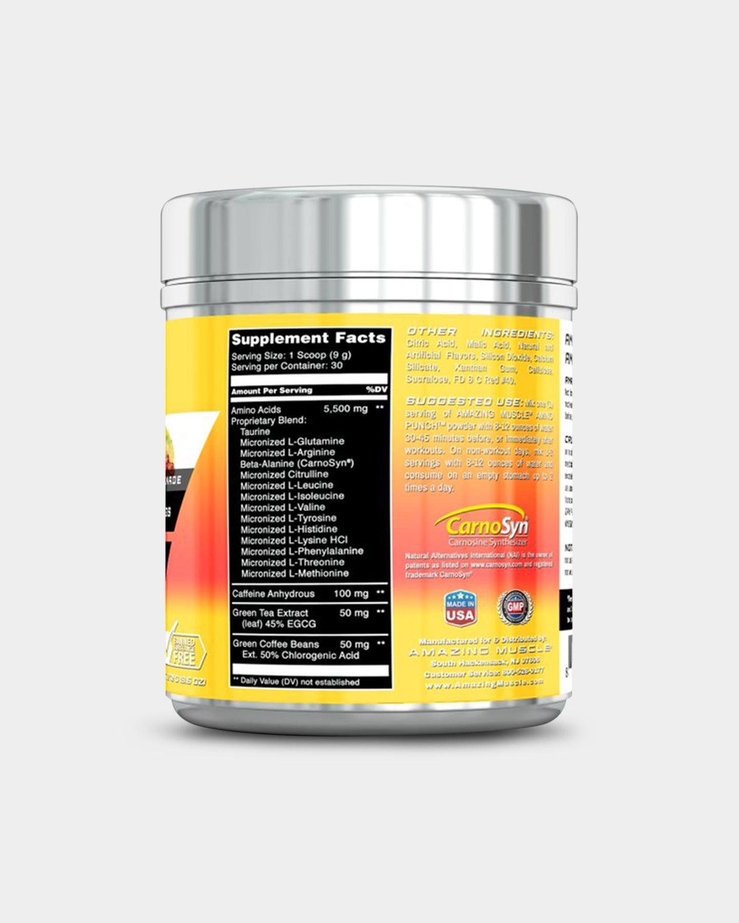 Amazing Muscle Amino Punch with Sucralose - Bodybuilding.com