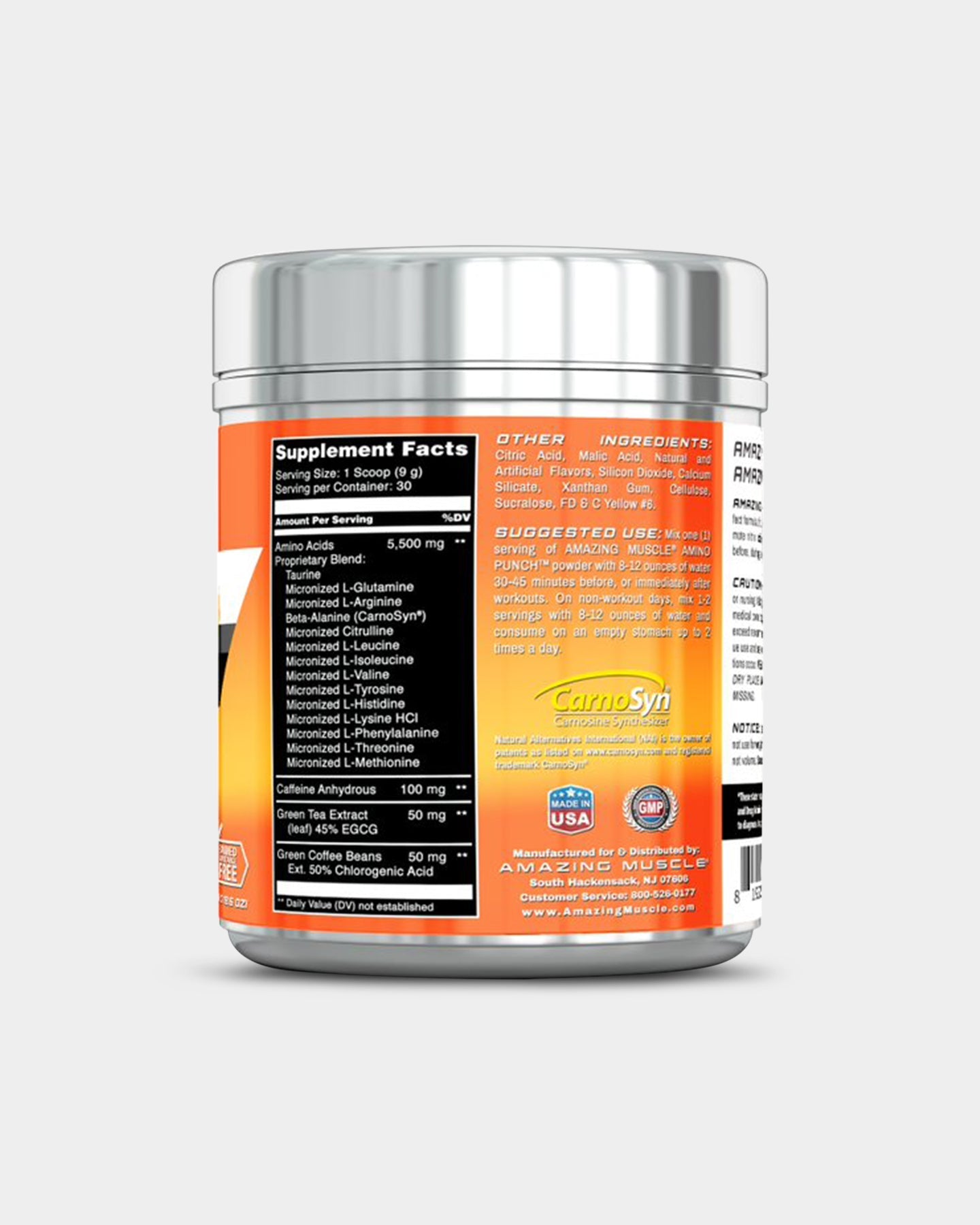 Amazing Muscle Amino Punch with Sucralose - Bodybuilding.com