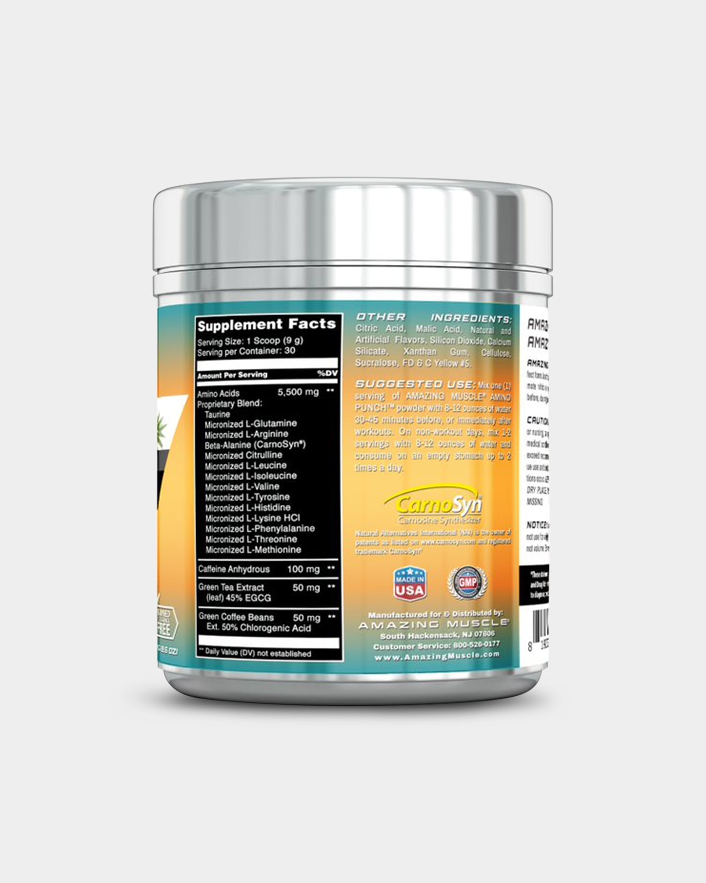 Amazing Muscle Amino Punch with Sucralose - Bodybuilding.com