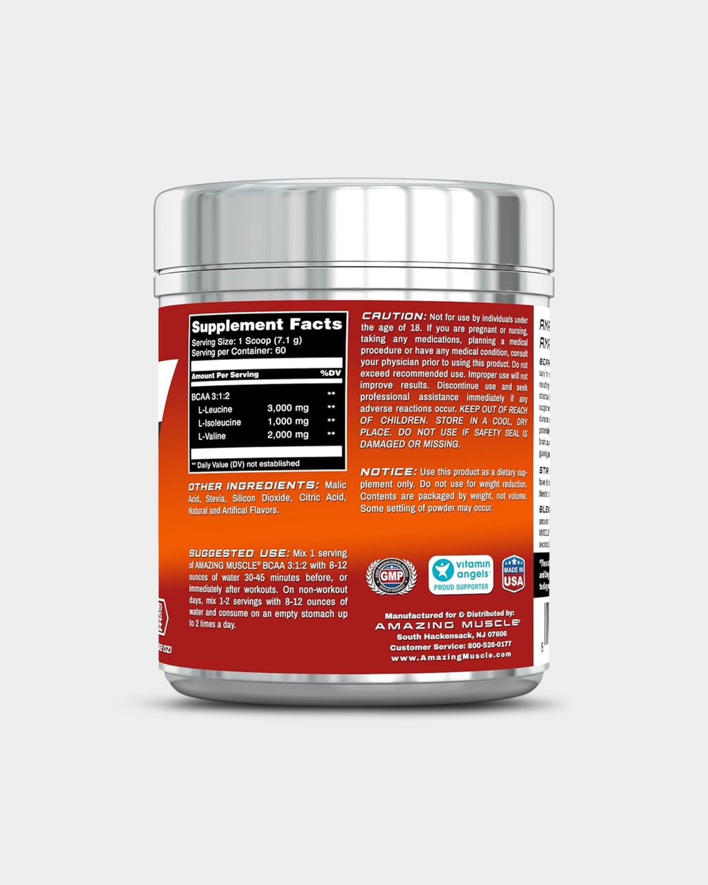 Amazing Muscle BCAA 3:1:2 with Stevia - Bodybuilding.com