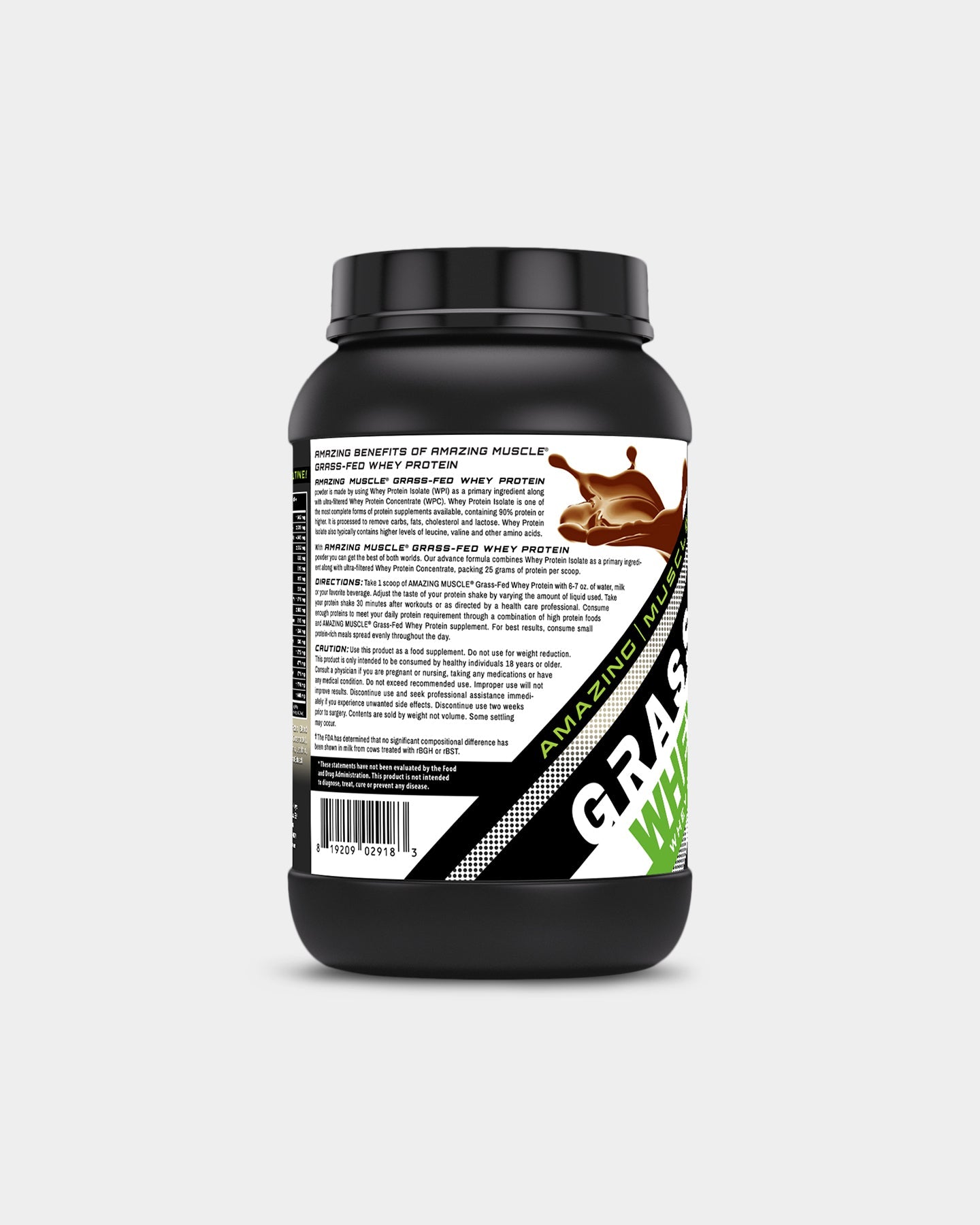 Amazing Muscle Grass Fed Whey Protein - Bodybuilding.com