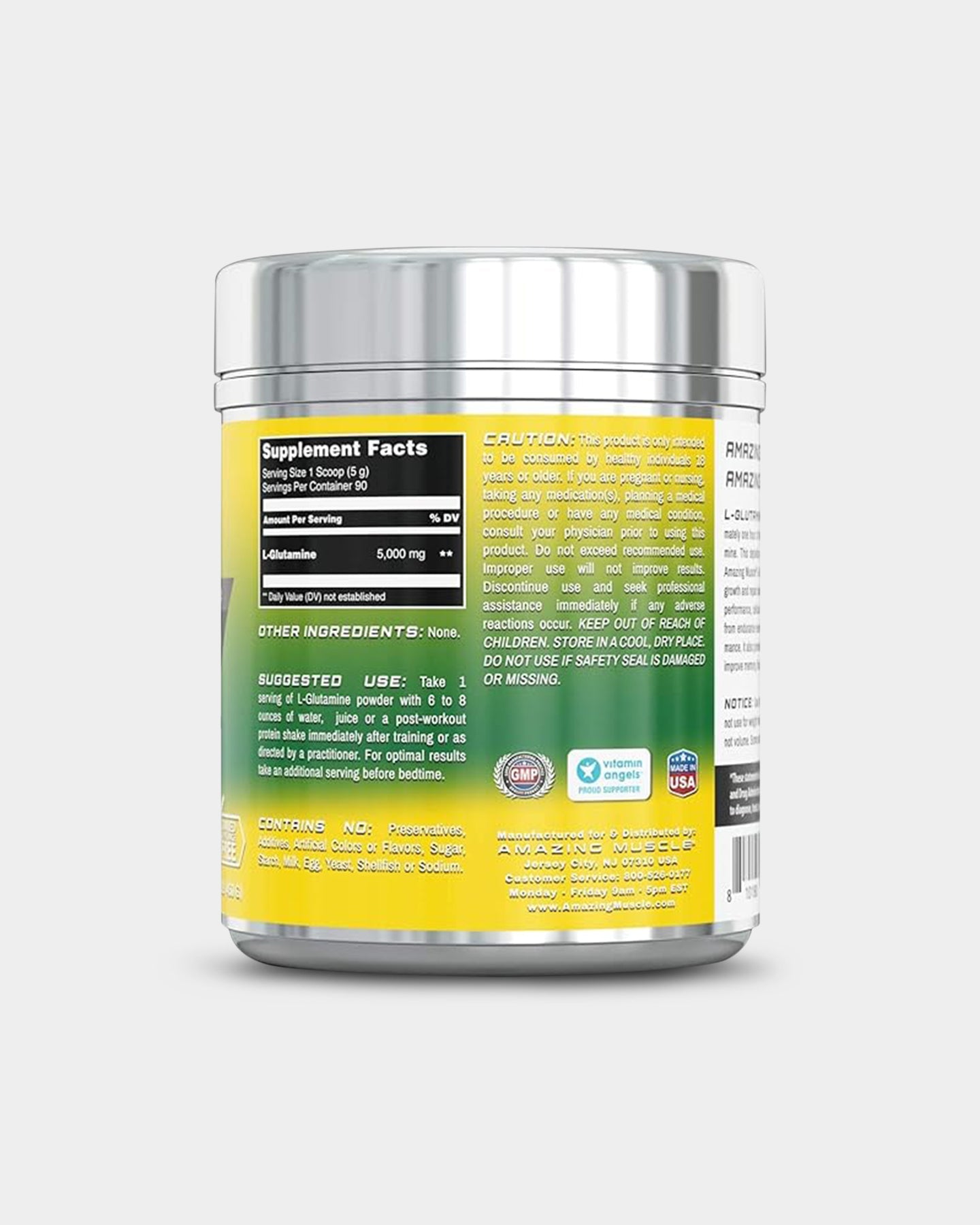 Amazing Muscle L Glutamine Powder - Bodybuilding.com