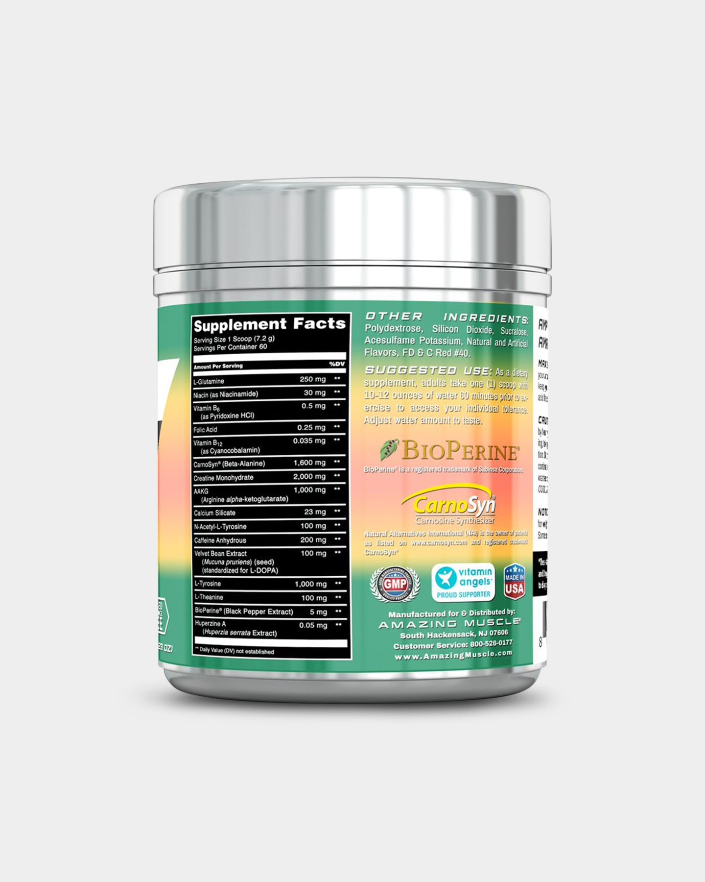 Amazing Muscle Max Boost - Advanced Pre - Workout Formula with Sucralose - Bodybuilding.com