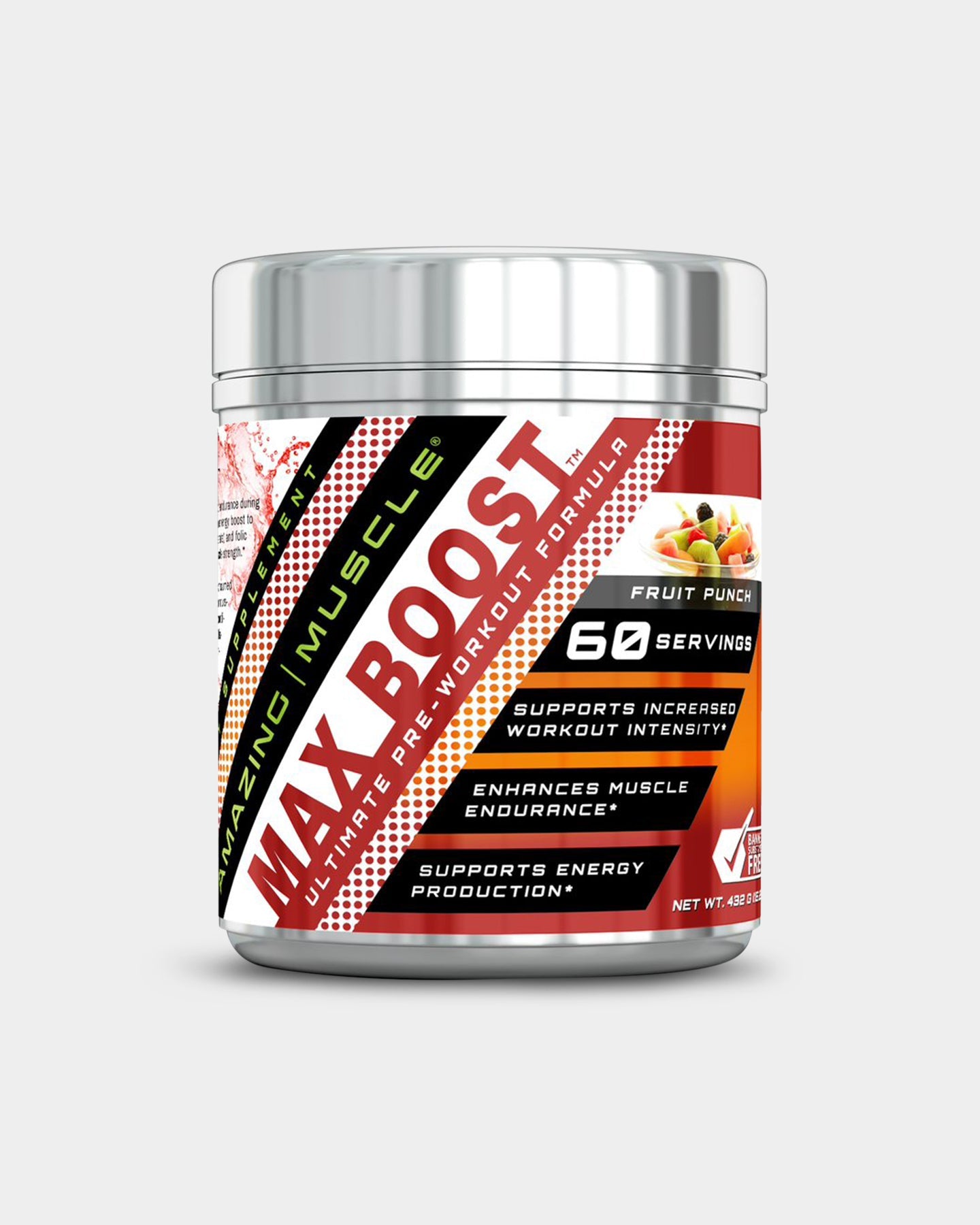 Amazing Muscle Max Boost - Advanced Pre - Workout Formula with Sucralose - Bodybuilding.com