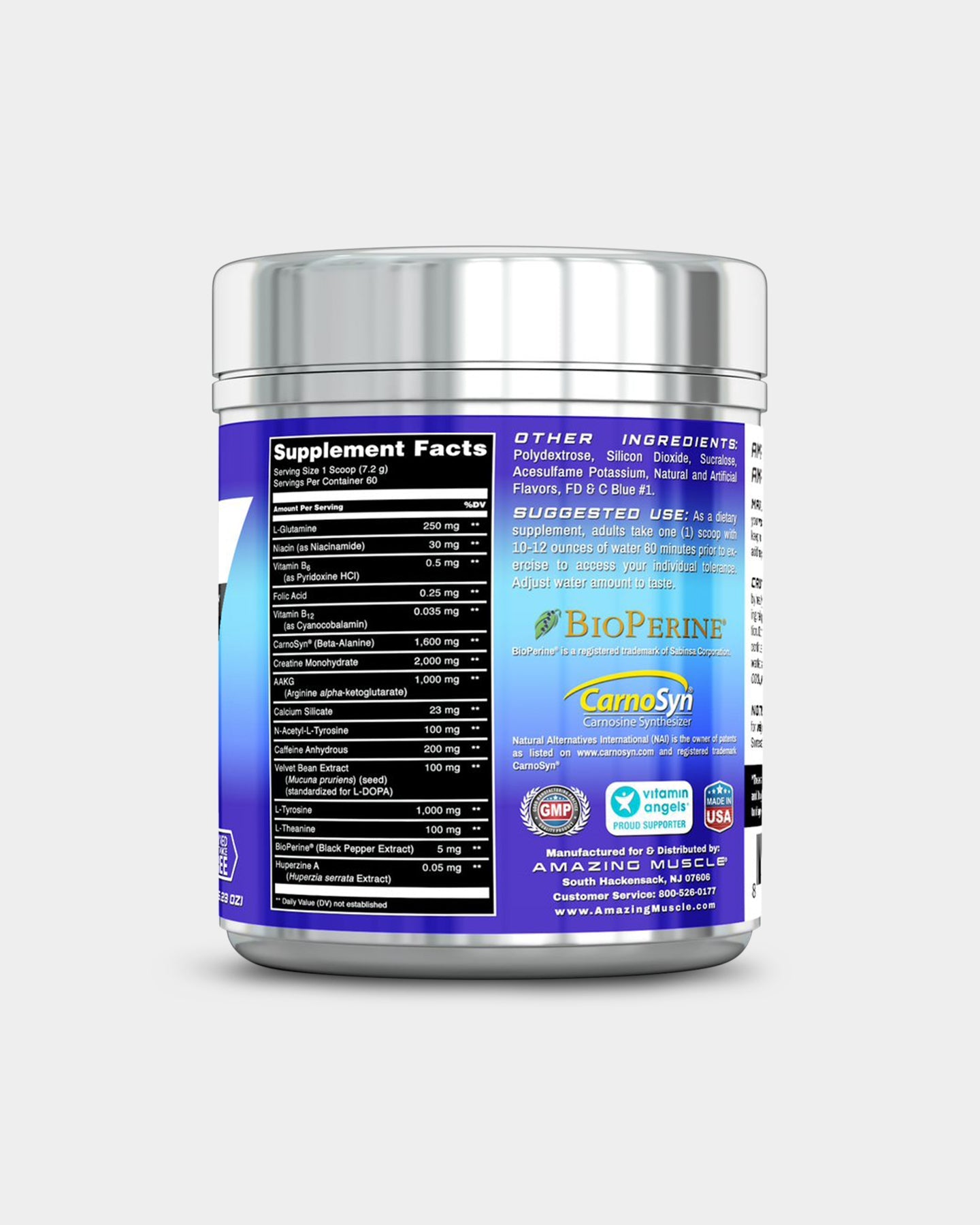 Amazing Muscle Max Boost - Advanced Pre - Workout Formula with Sucralose - Bodybuilding.com