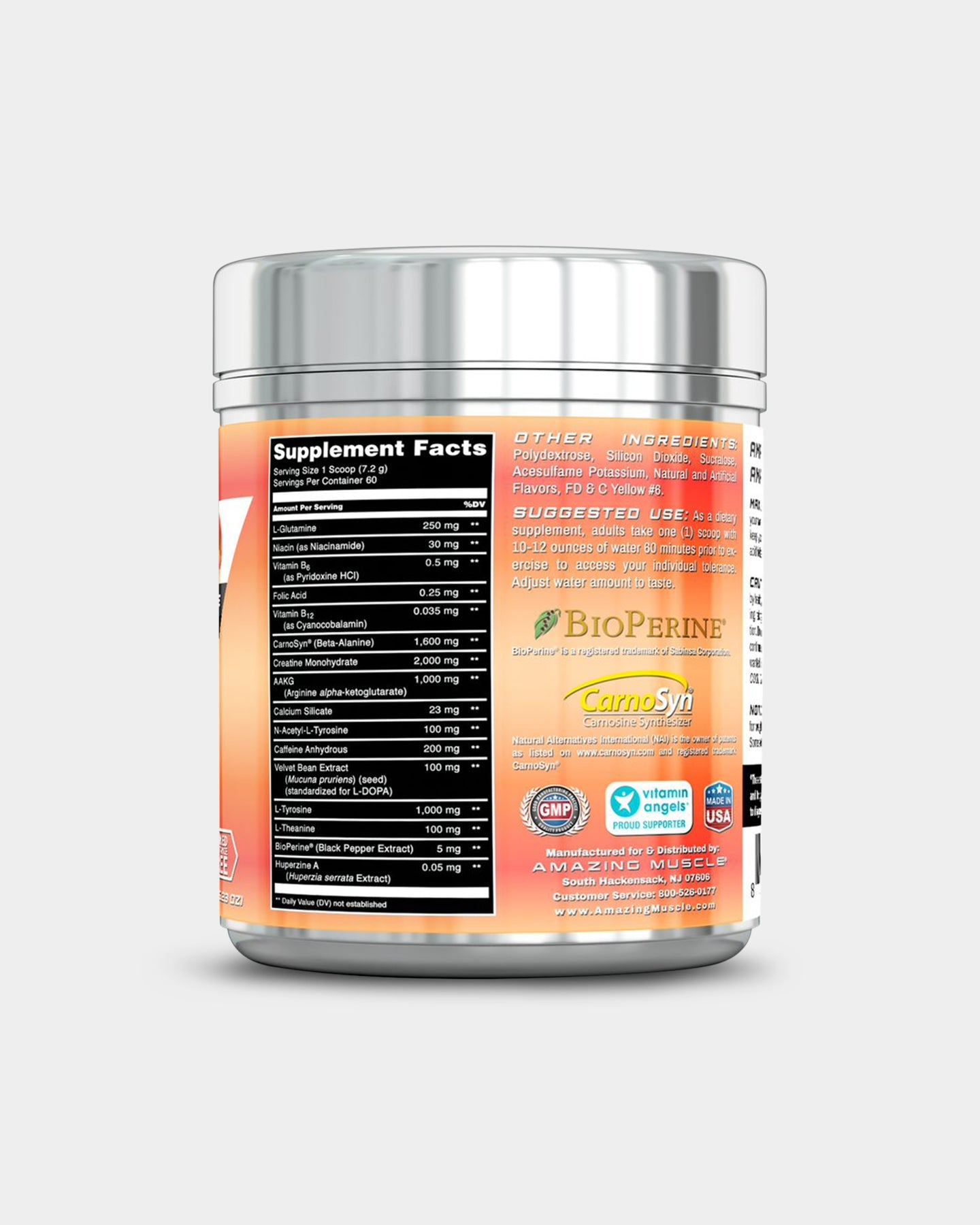 Amazing Muscle Max Boost - Advanced Pre - Workout Formula with Sucralose - Bodybuilding.com