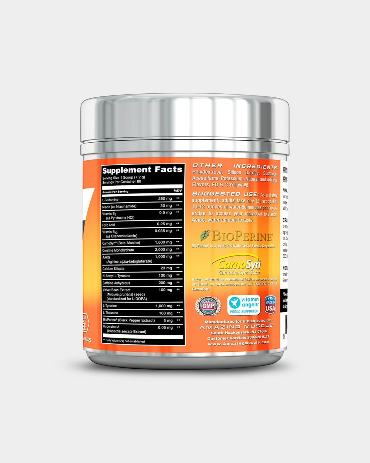 Amazing Muscle Max Boost - Advanced Pre - Workout Formula with Sucralose - Bodybuilding.com