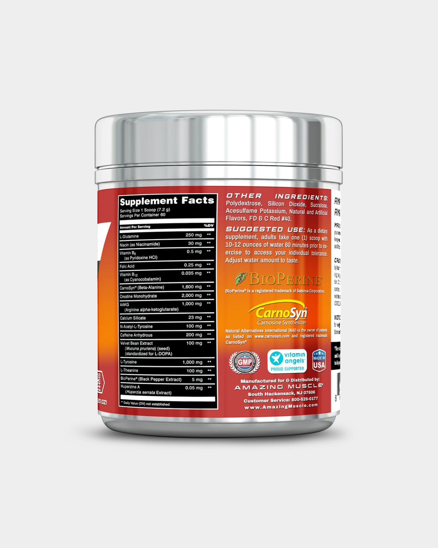 Amazing Muscle Max Boost - Advanced Pre - Workout Formula with Sucralose - Bodybuilding.com