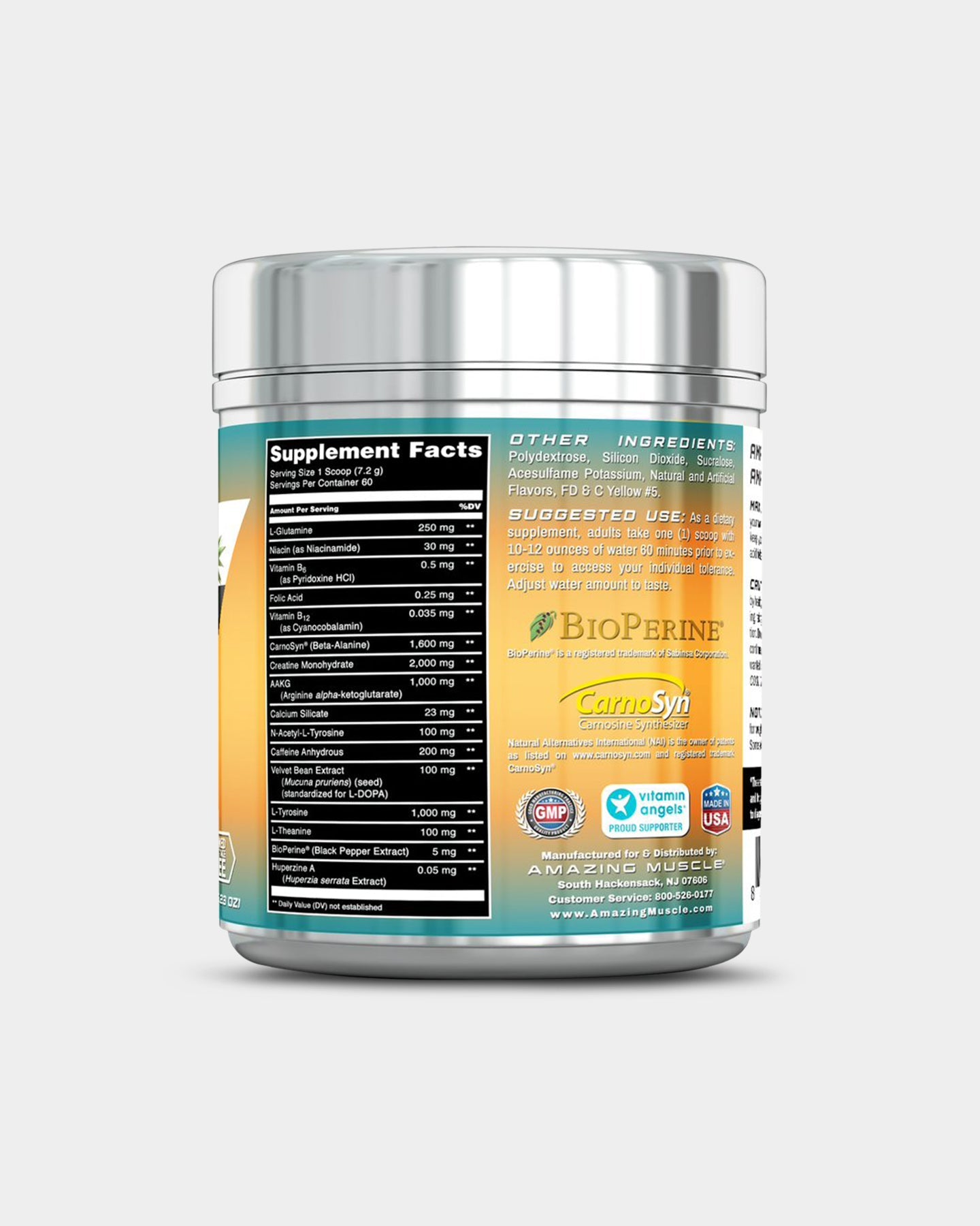 Amazing Muscle Max Boost - Advanced Pre - Workout Formula with Sucralose - Bodybuilding.com