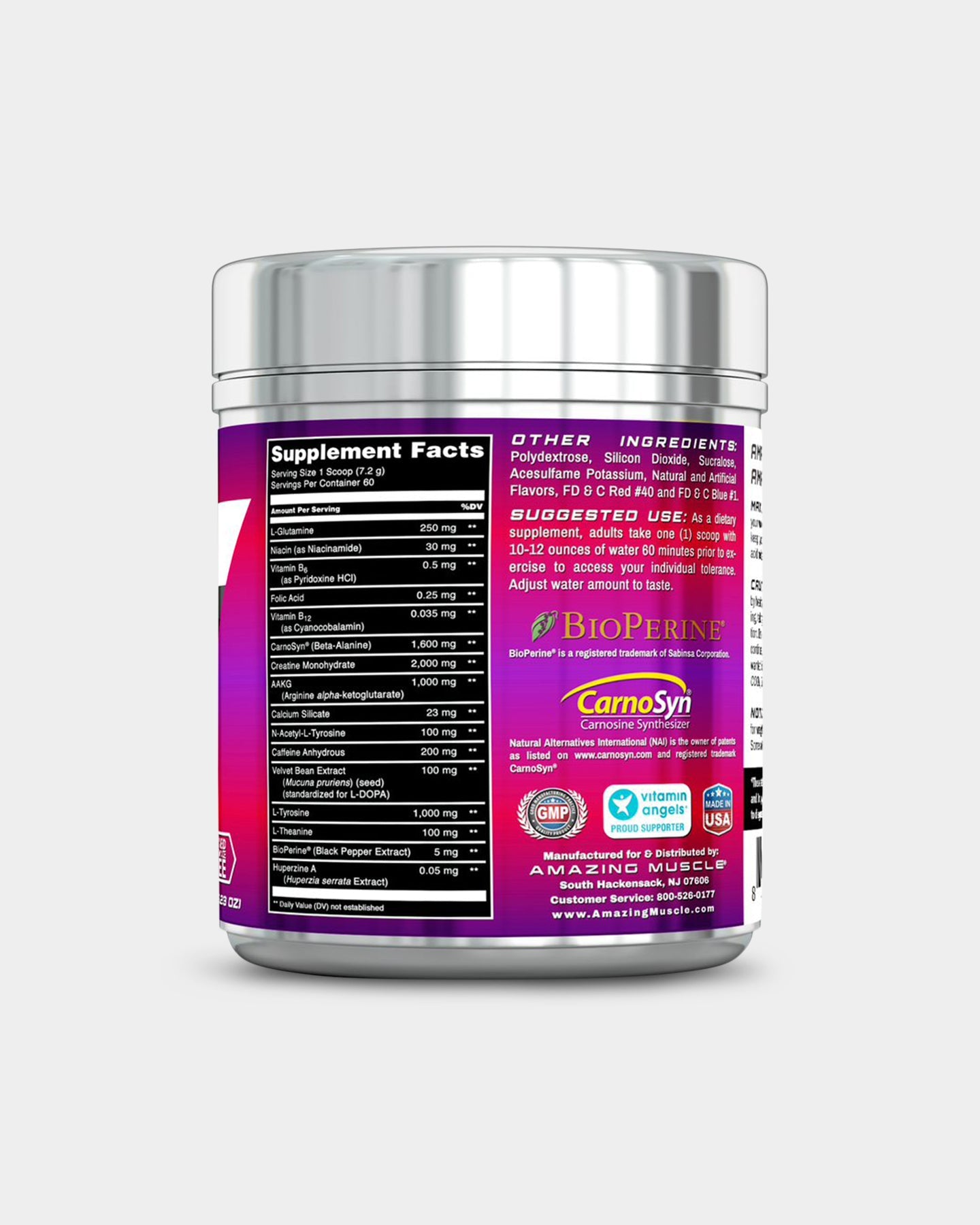 Amazing Muscle Max Boost - Advanced Pre - Workout Formula with Sucralose - Bodybuilding.com