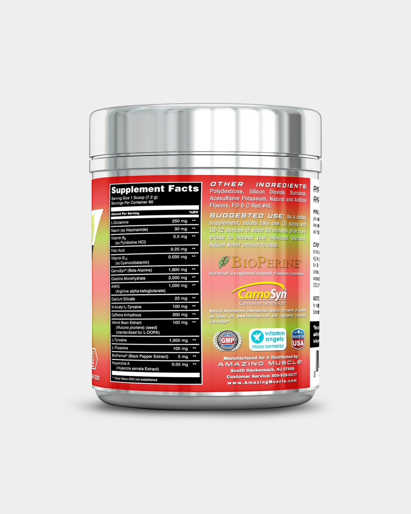 Amazing Muscle Max Boost - Advanced Pre - Workout Formula with Sucralose - Bodybuilding.com