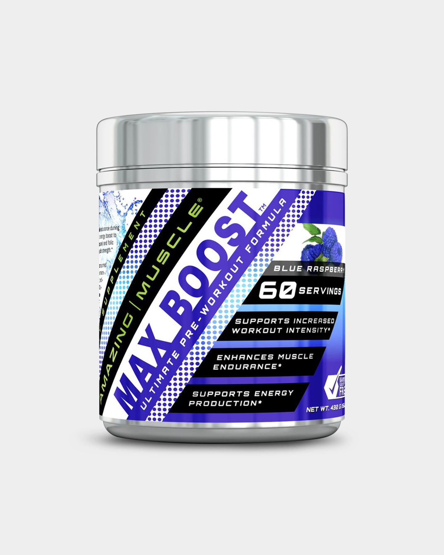 Amazing Muscle Max Boost - Advanced Pre - Workout Formula with Sucralose - Bodybuilding.com