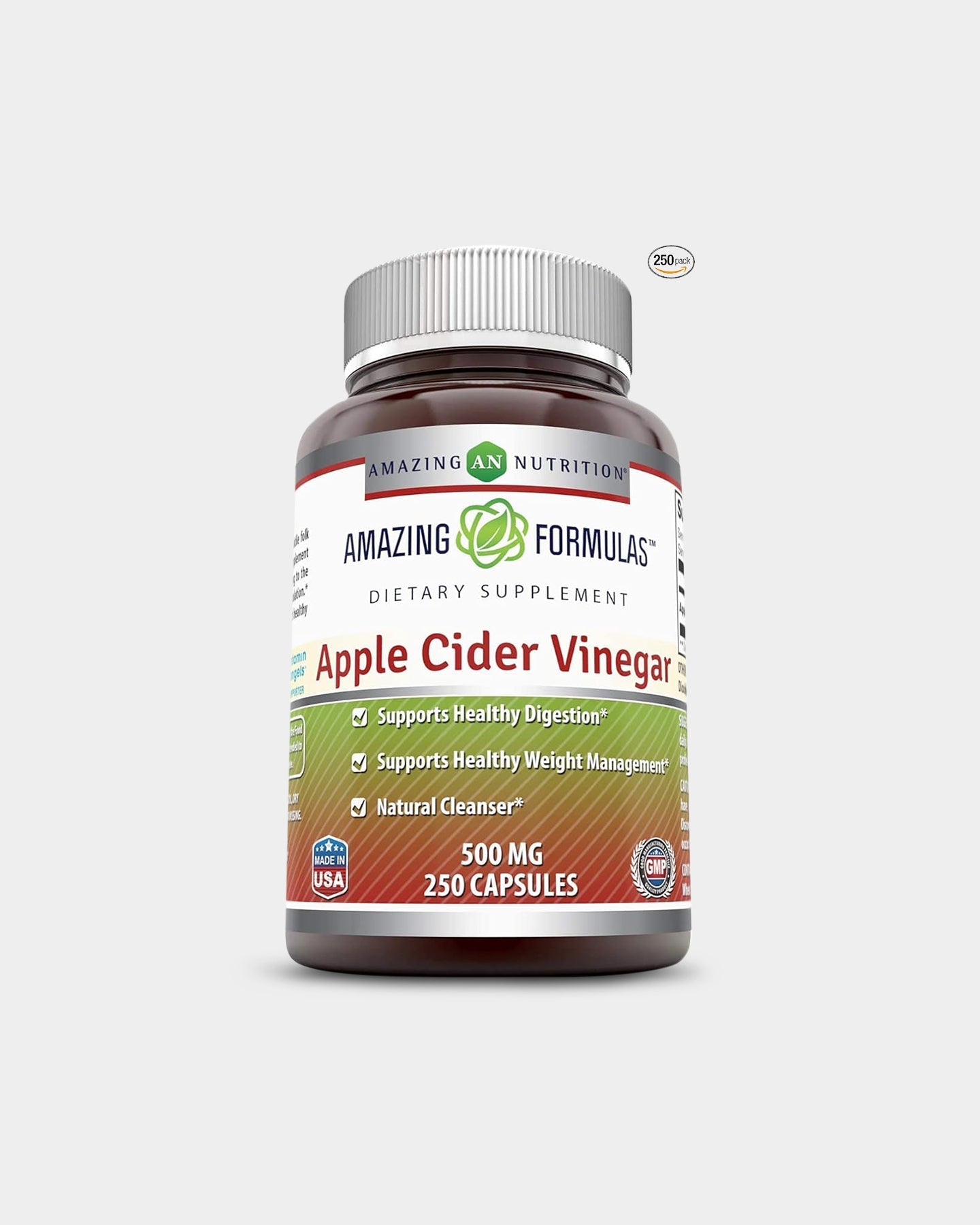 Amazing Nutrition Amazing Formulas Apple Cider Vinegar - Bodybuilding.com