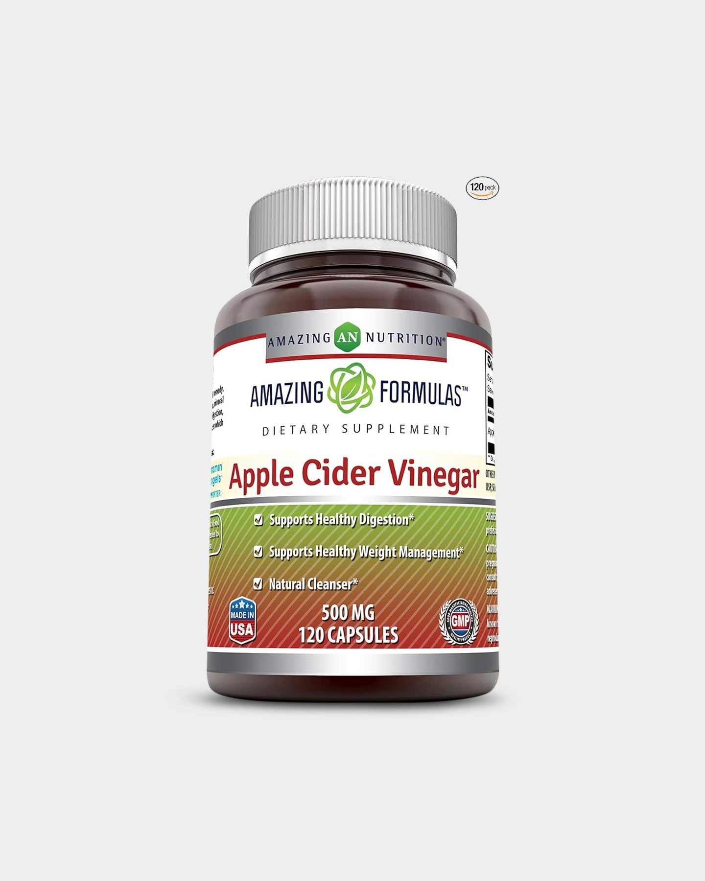 Amazing Nutrition Amazing Formulas Apple Cider Vinegar - Bodybuilding.com