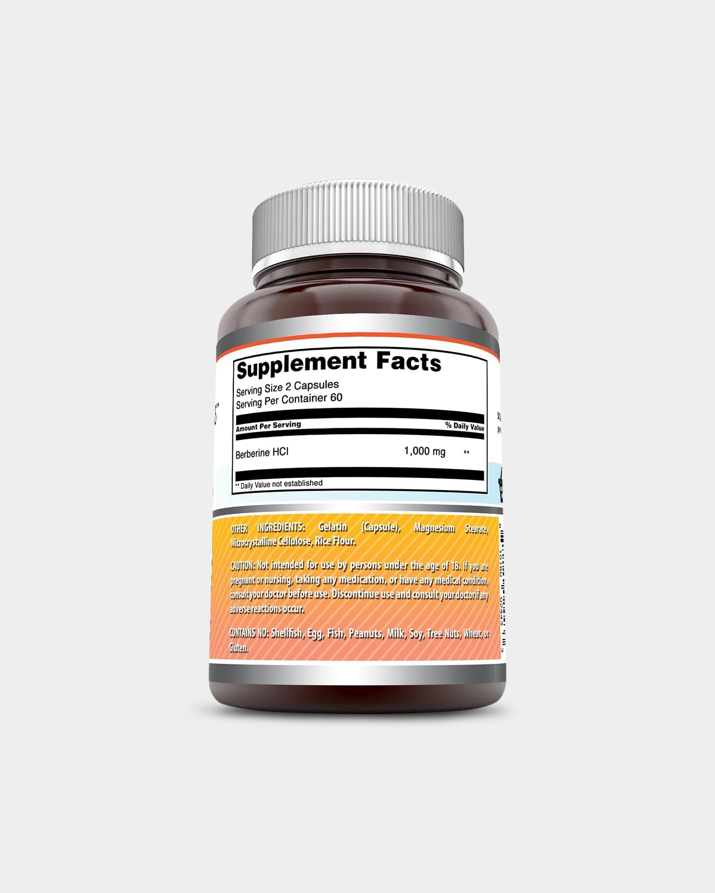 Amazing Nutrition Amazing Formulas Berberine 1000mg - Bodybuilding.com