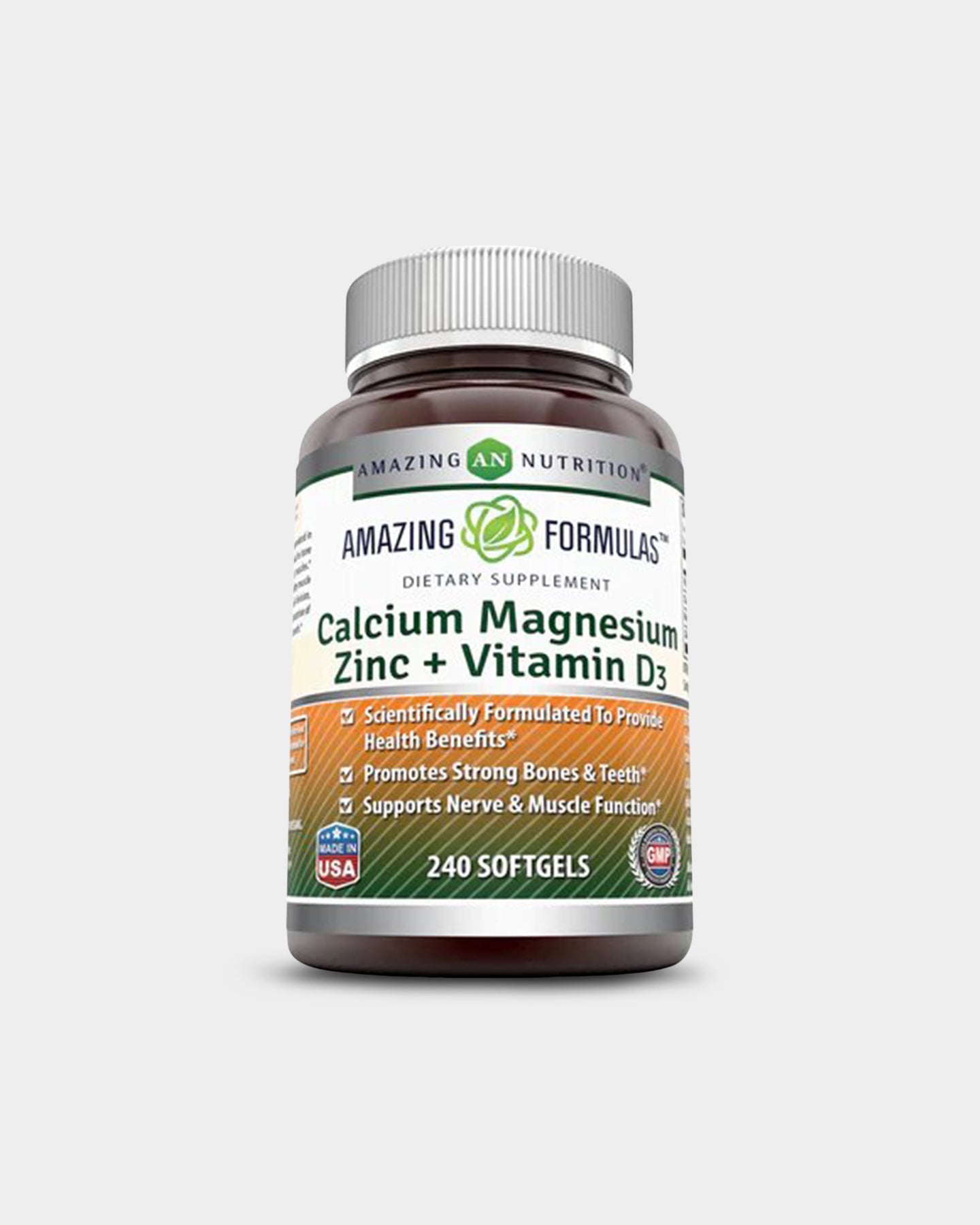 Amazing Nutrition Amazing Formulas Calcium Magnesium Zinc with Vitamin D3 - Bodybuilding.com