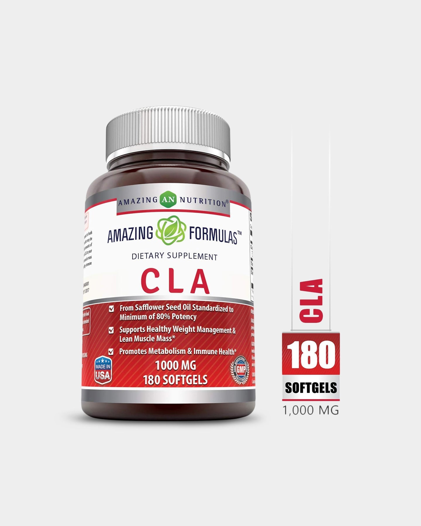 Amazing Nutrition Amazing Formulas CLA 1000 Mg - Bodybuilding.com