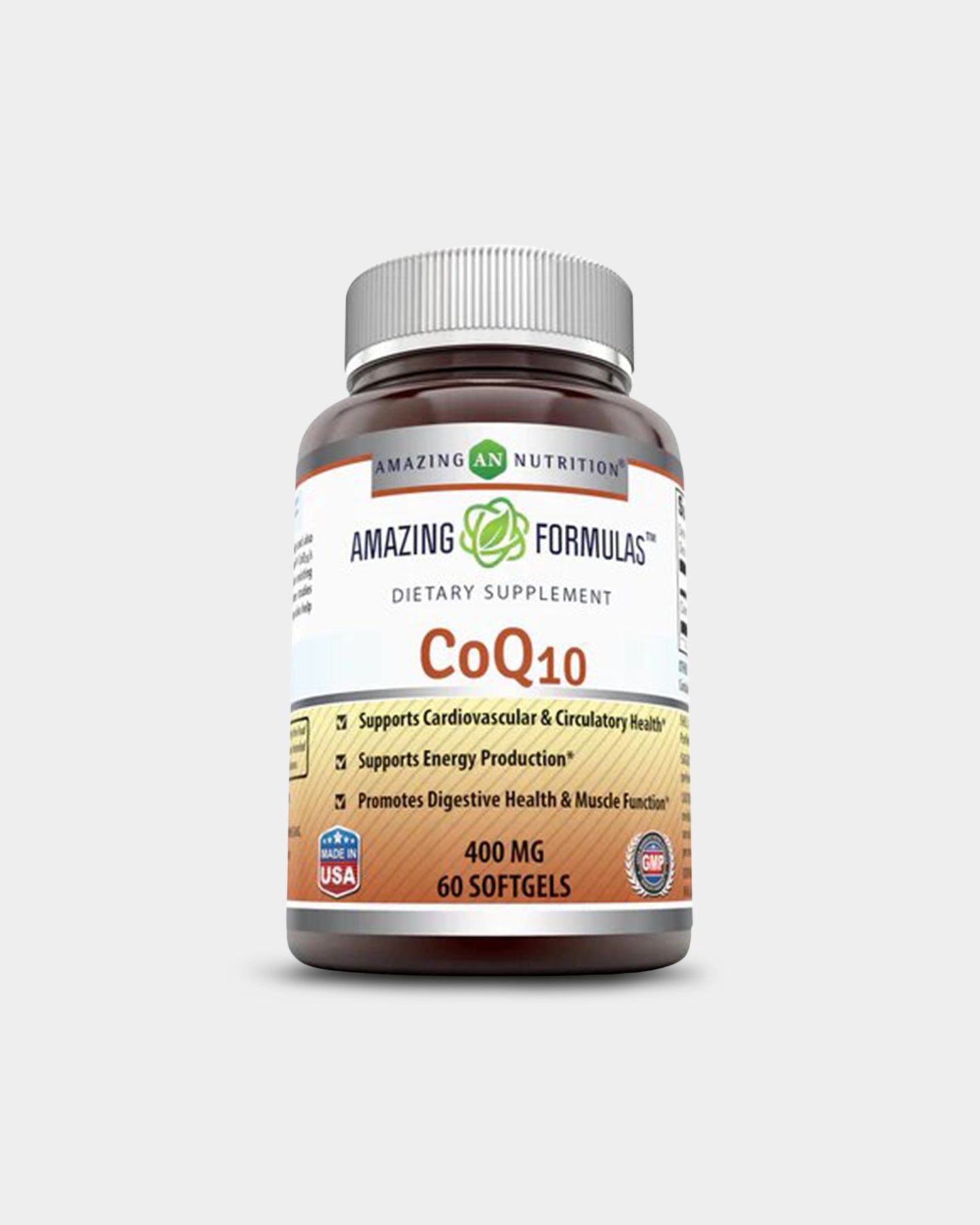 Amazing Nutrition Amazing Formulas CoQ10 with Bioperine 400 Mg - Bodybuilding.com