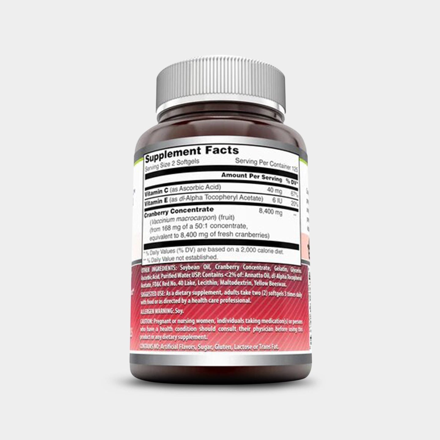 Amazing Nutrition Amazing Formulas Cranberry with Vitamin C & E 8400 Mg - Bodybuilding.com