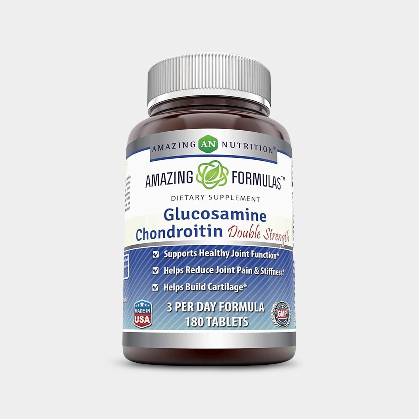 Amazing Nutrition Amazing Formulas Double Strength Glucosamine Chondroitin - Bodybuilding.com