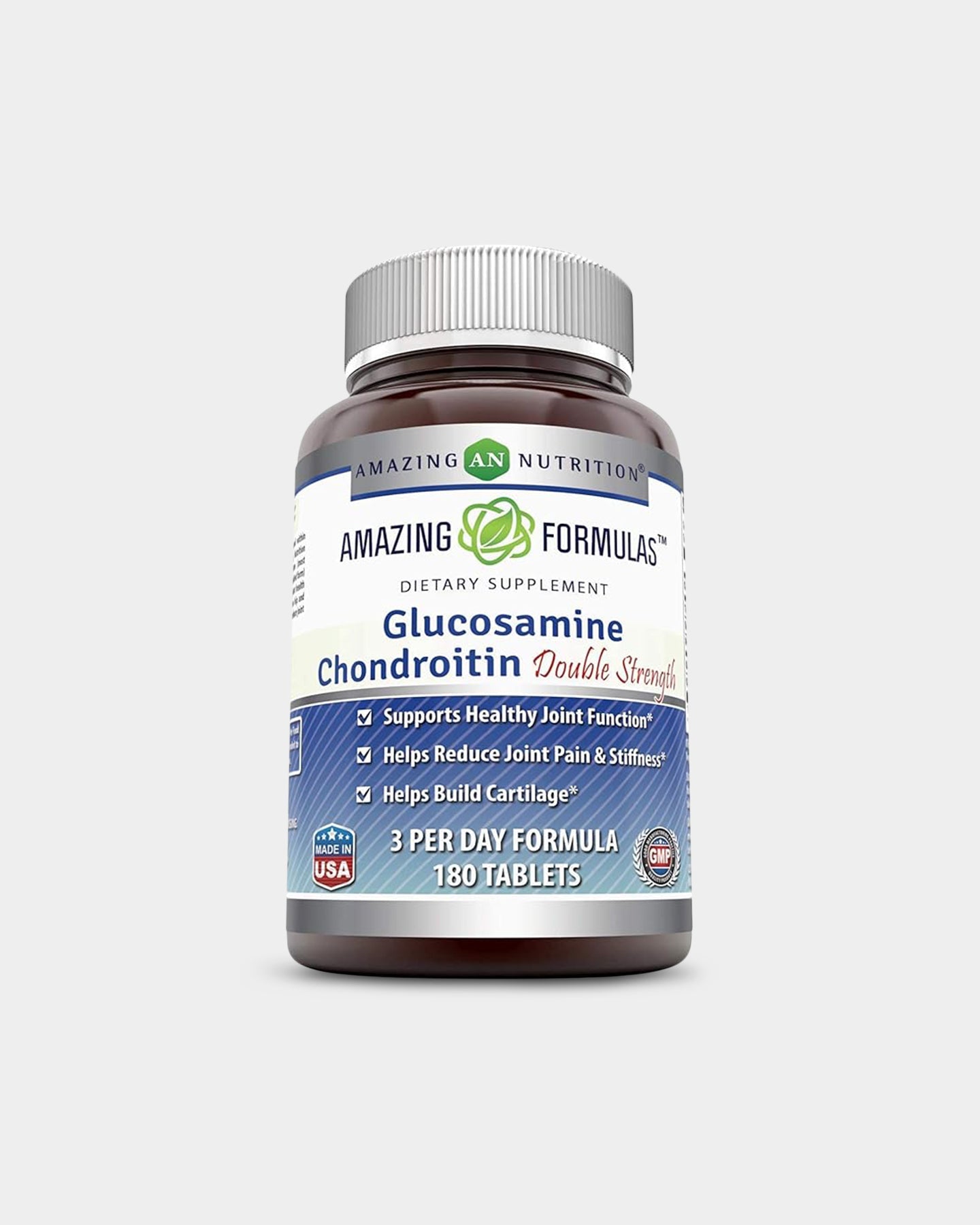 Amazing Nutrition Amazing Formulas Double Strength Glucosamine Chondroitin - Bodybuilding.com