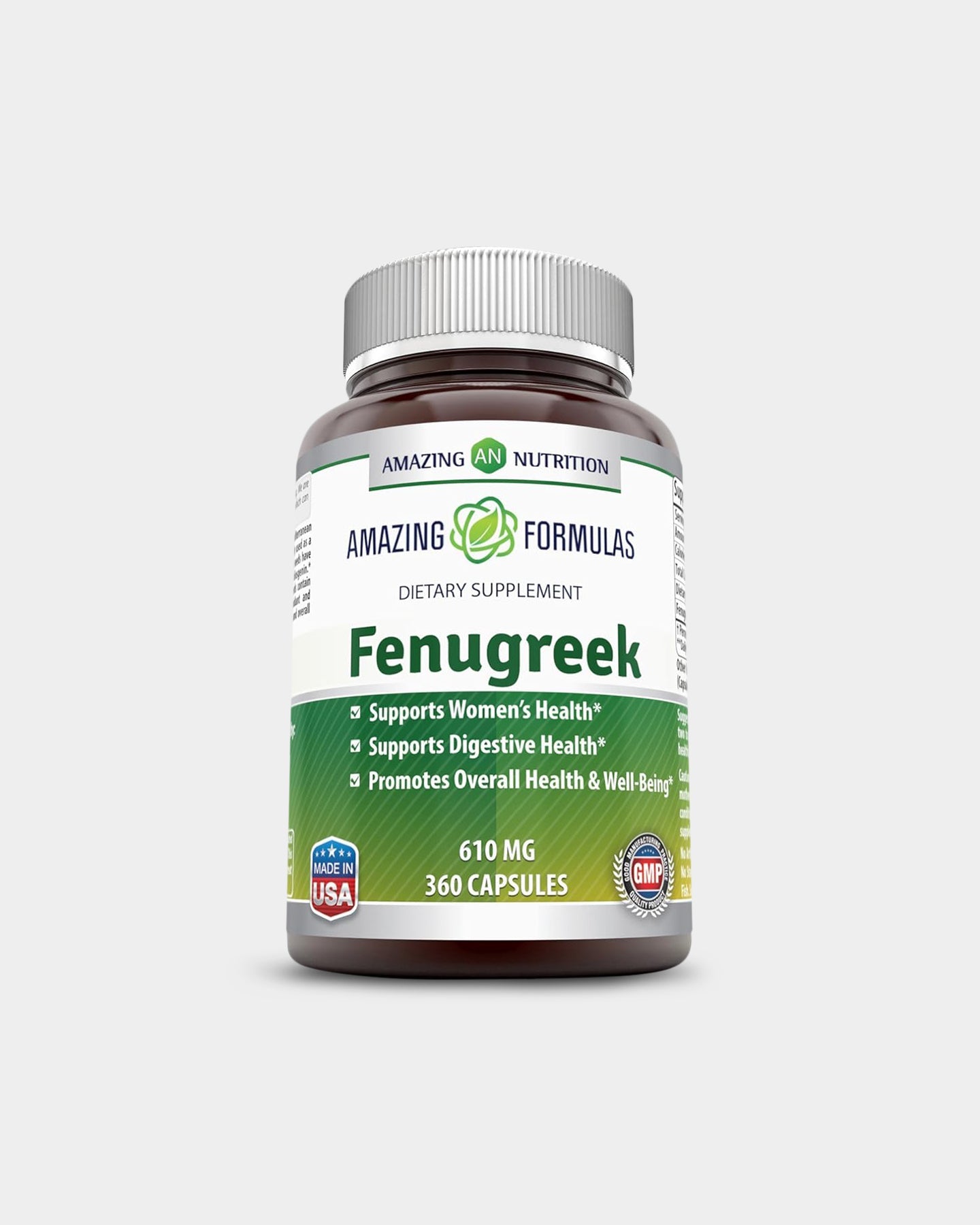 Amazing Nutrition Amazing Formulas Fenugreek 610 Mg - Bodybuilding.com