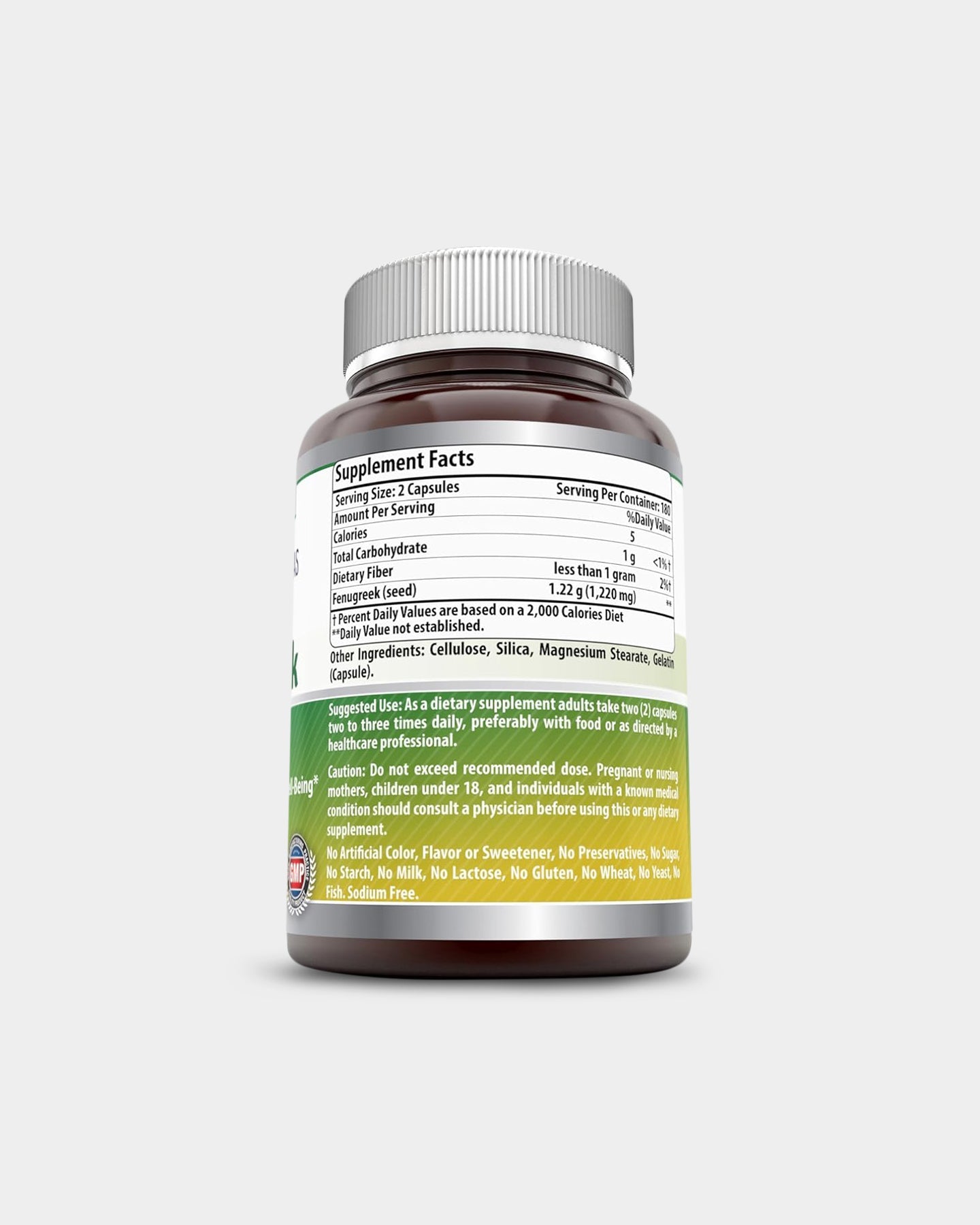 Amazing Nutrition Amazing Formulas Fenugreek 610 Mg - Bodybuilding.com