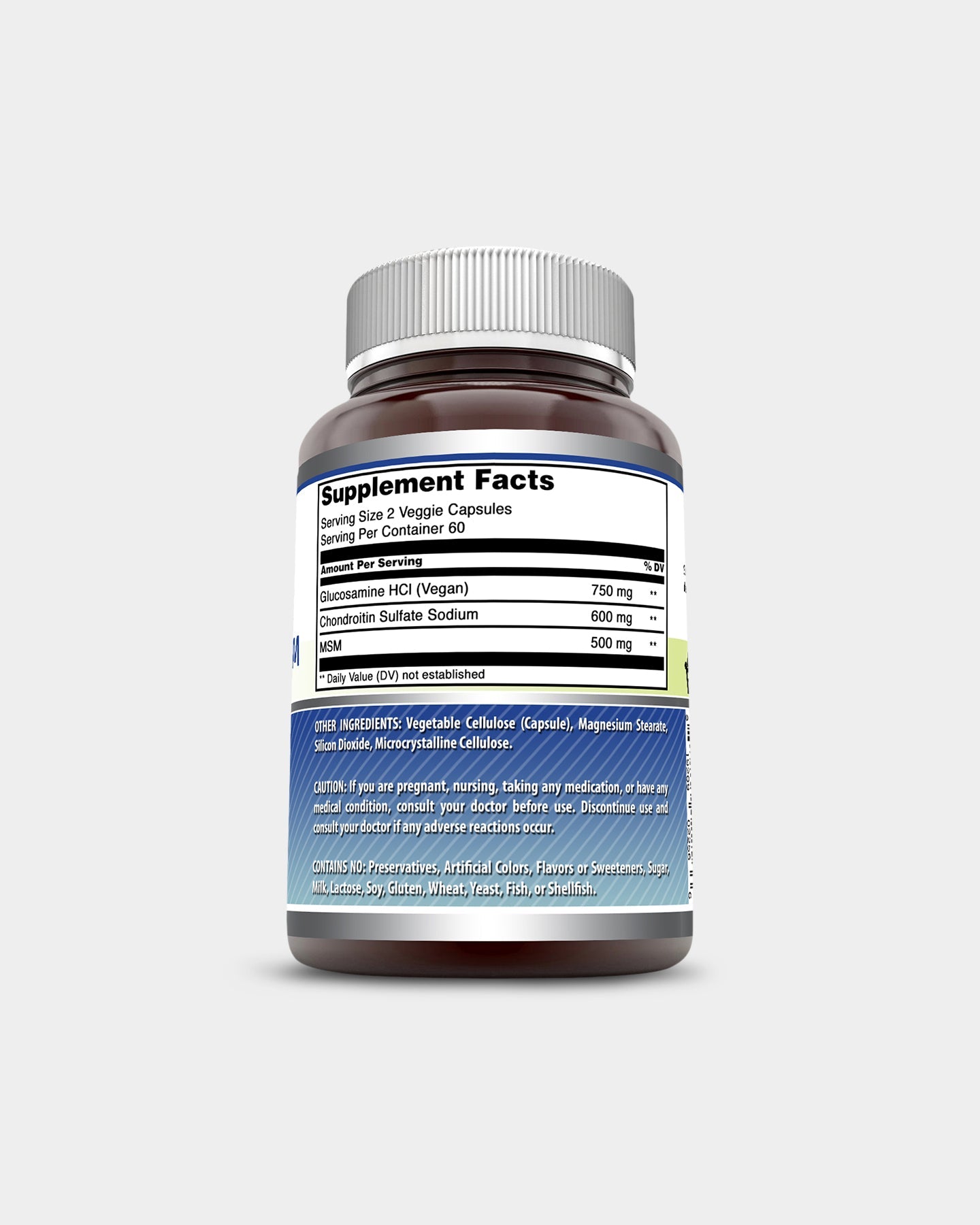 Amazing Nutrition Amazing Formulas Glucosamine Chondroitin & MSM Shellfish Free - Bodybuilding.com