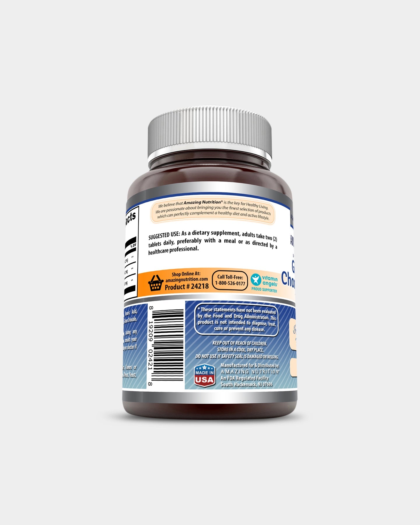 Amazing Nutrition Amazing Formulas Glucosamine Chondroitin & MSM - Triple Strength - Bodybuilding.com