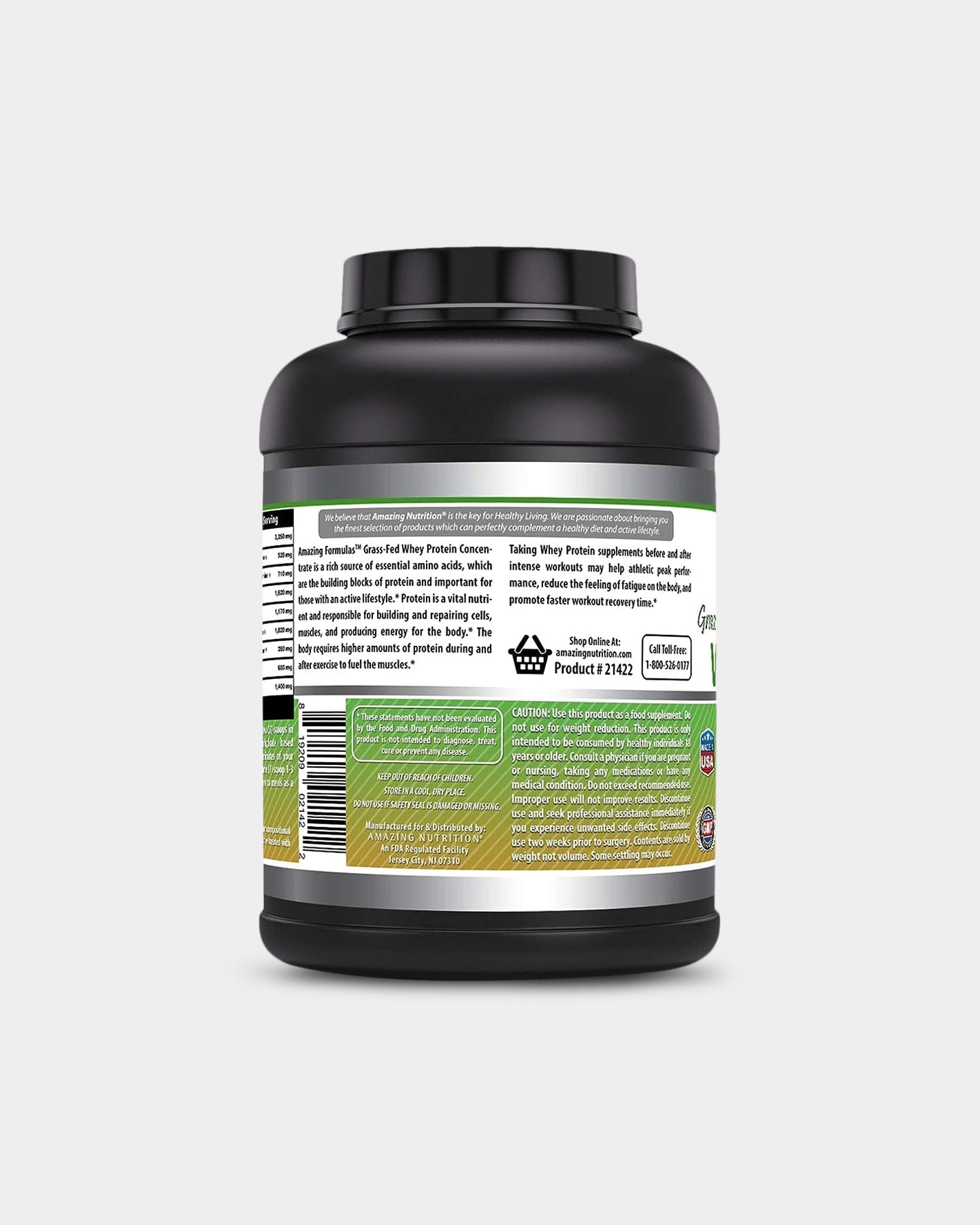 Amazing Nutrition Amazing Formulas Grass - Fed Whey Protein - Bodybuilding.com