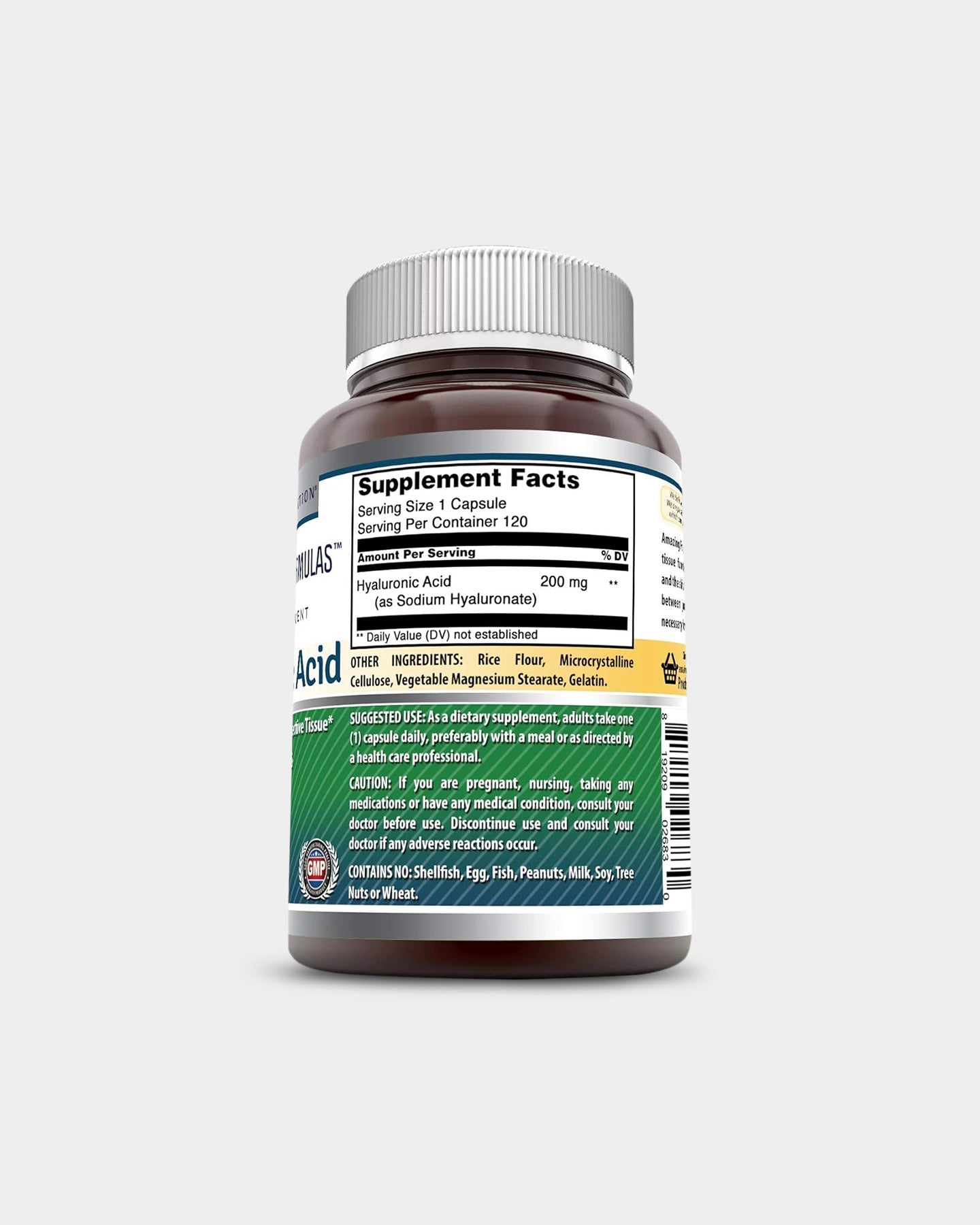 Amazing Nutrition Amazing Formulas Hyaluronic Acid 200 Mg - Bodybuilding.com