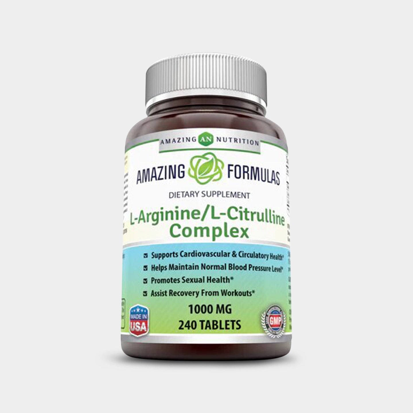 Amazing Nutrition Amazing Formulas L - Arginine / L - Citrulline 1000 Mg - Bodybuilding.com