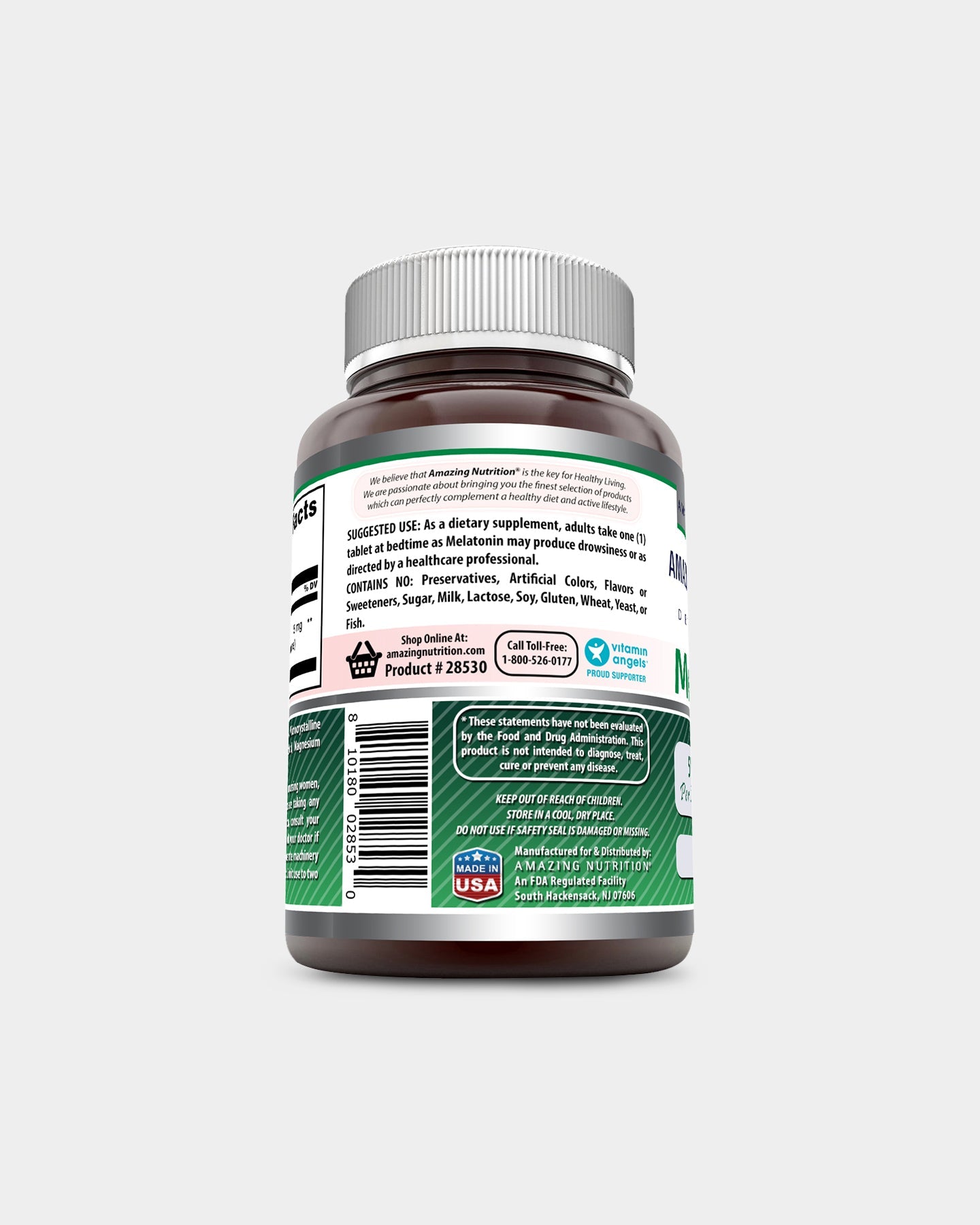 Amazing Nutrition Amazing Formulas Melatonin 5 MG - Bodybuilding.com