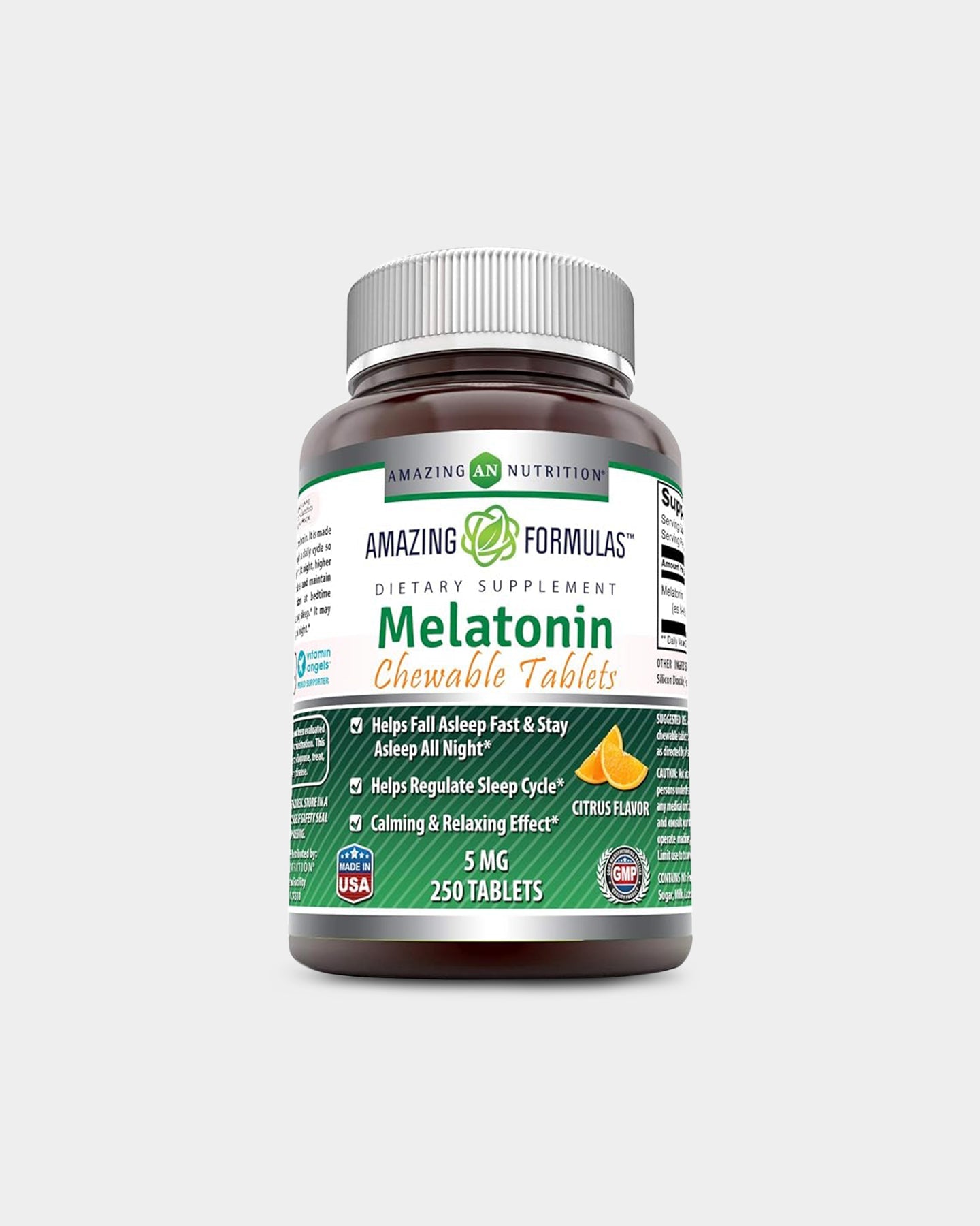 Amazing Nutrition Amazing Formulas Melatonin Chewable 5 MG - Bodybuilding.com