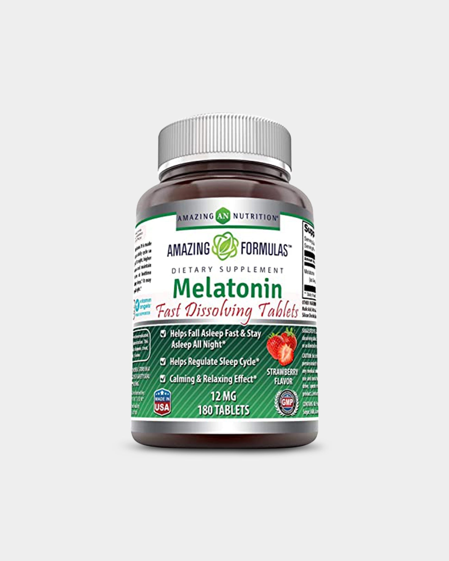 Amazing Nutrition Amazing Formulas Melatonin - Fast Dissolving 12 MG - Bodybuilding.com