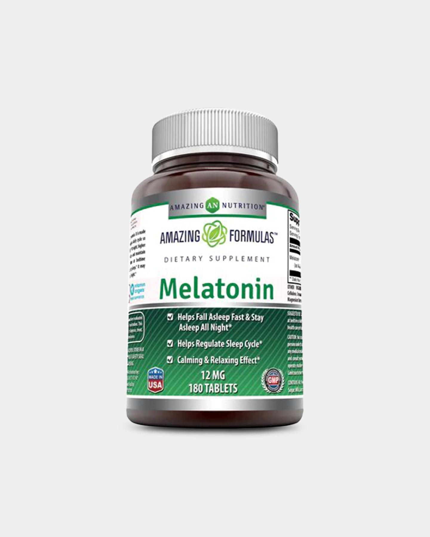 Amazing Nutrition Amazing Formulas Melatonin - Fast Dissolving 12 MG - Bodybuilding.com