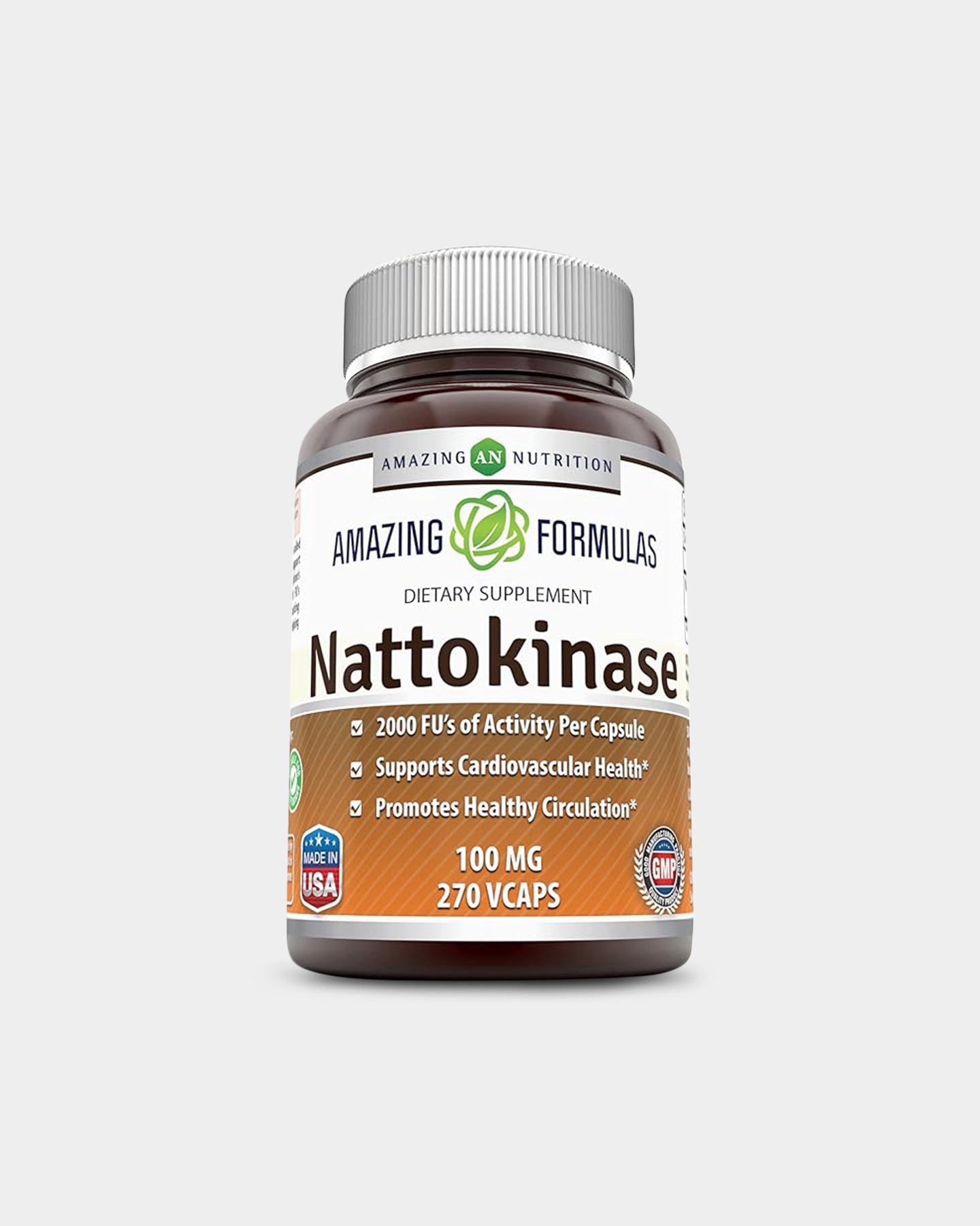 Amazing Nutrition Amazing Formulas Nattokinase 100 MG - Bodybuilding.com