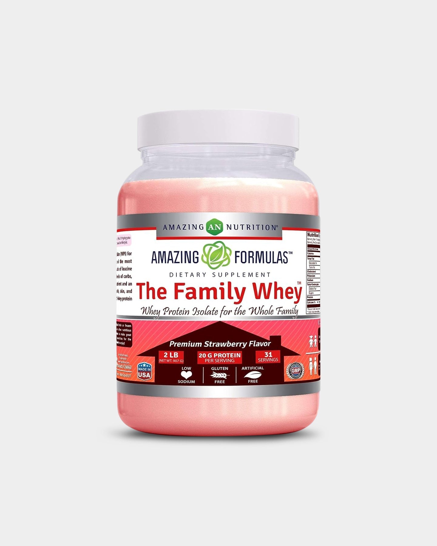 Amazing Nutrition Amazing Formulas The Family Whey - Whey Protein Isolate - Bodybuilding.com