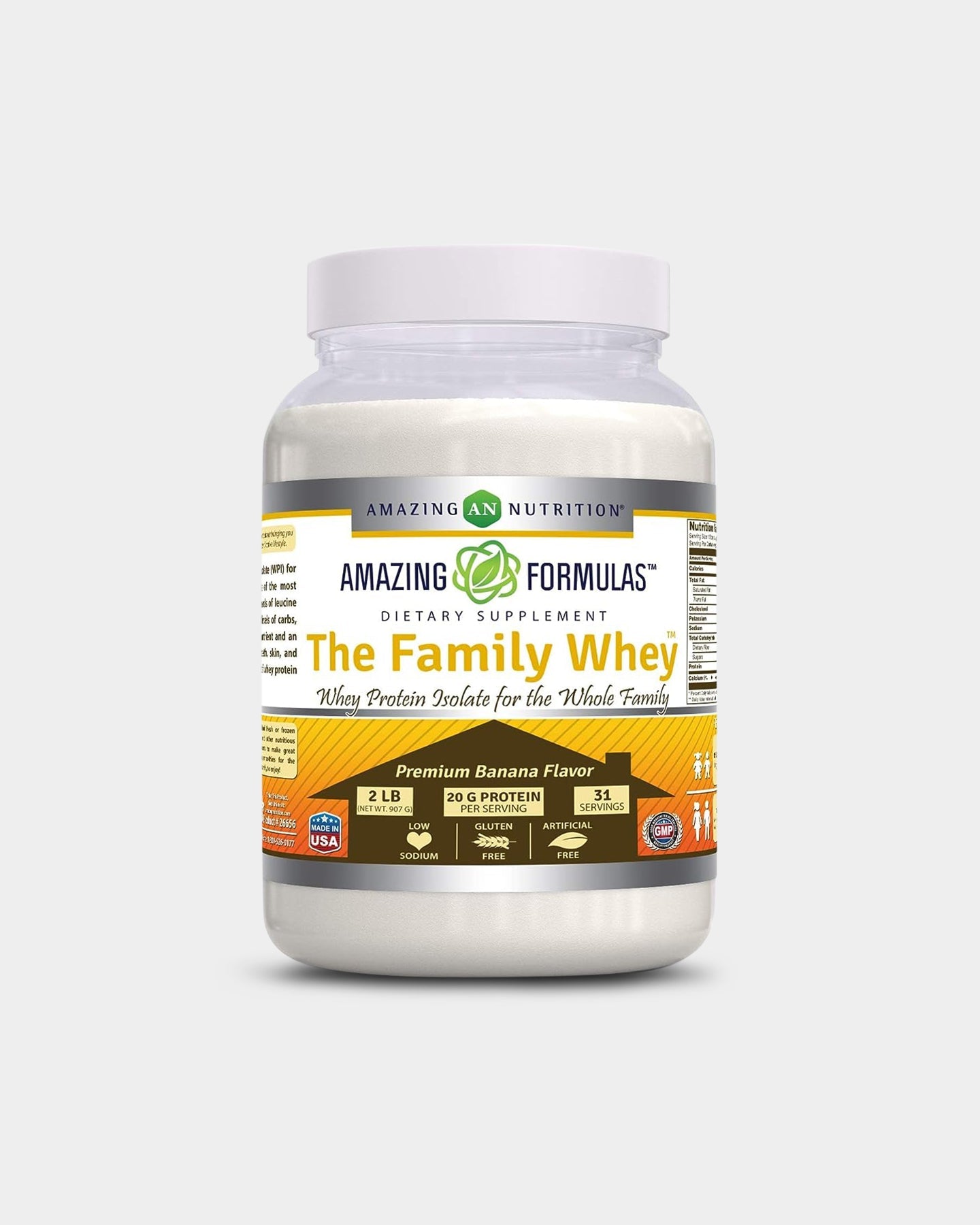 Amazing Nutrition Amazing Formulas The Family Whey - Whey Protein Isolate - Bodybuilding.com