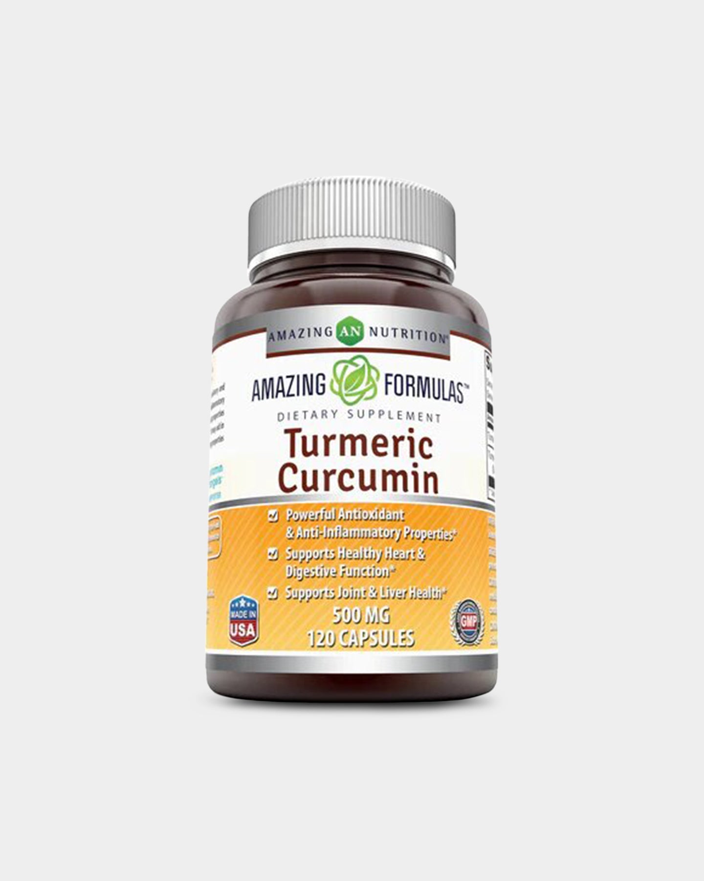 Amazing Nutrition Amazing Formulas Turmeric Curcumin 500 MG - Bodybuilding.com