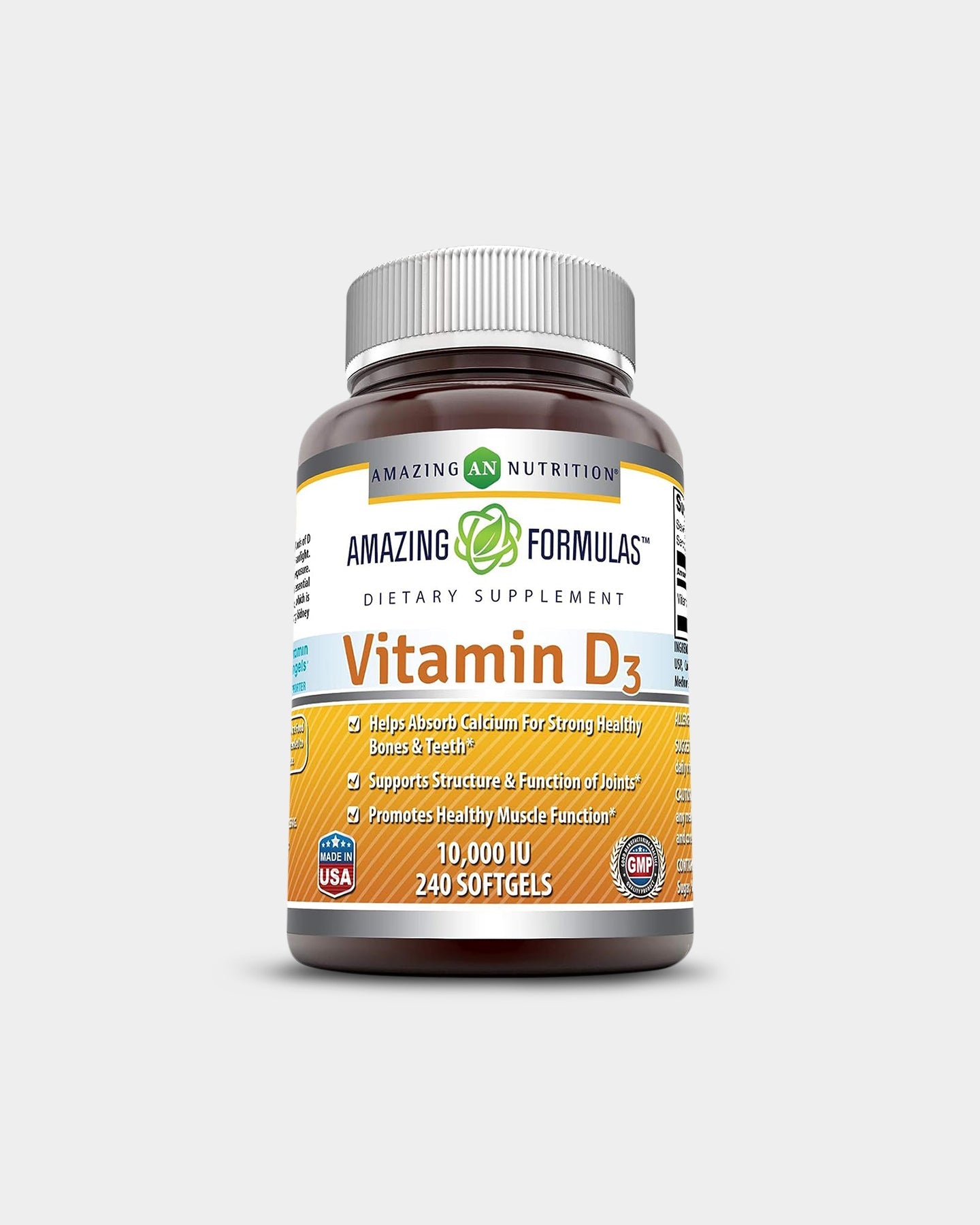 Amazing Nutrition Amazing Formulas Vitamin D3 10000 IU - Bodybuilding.com