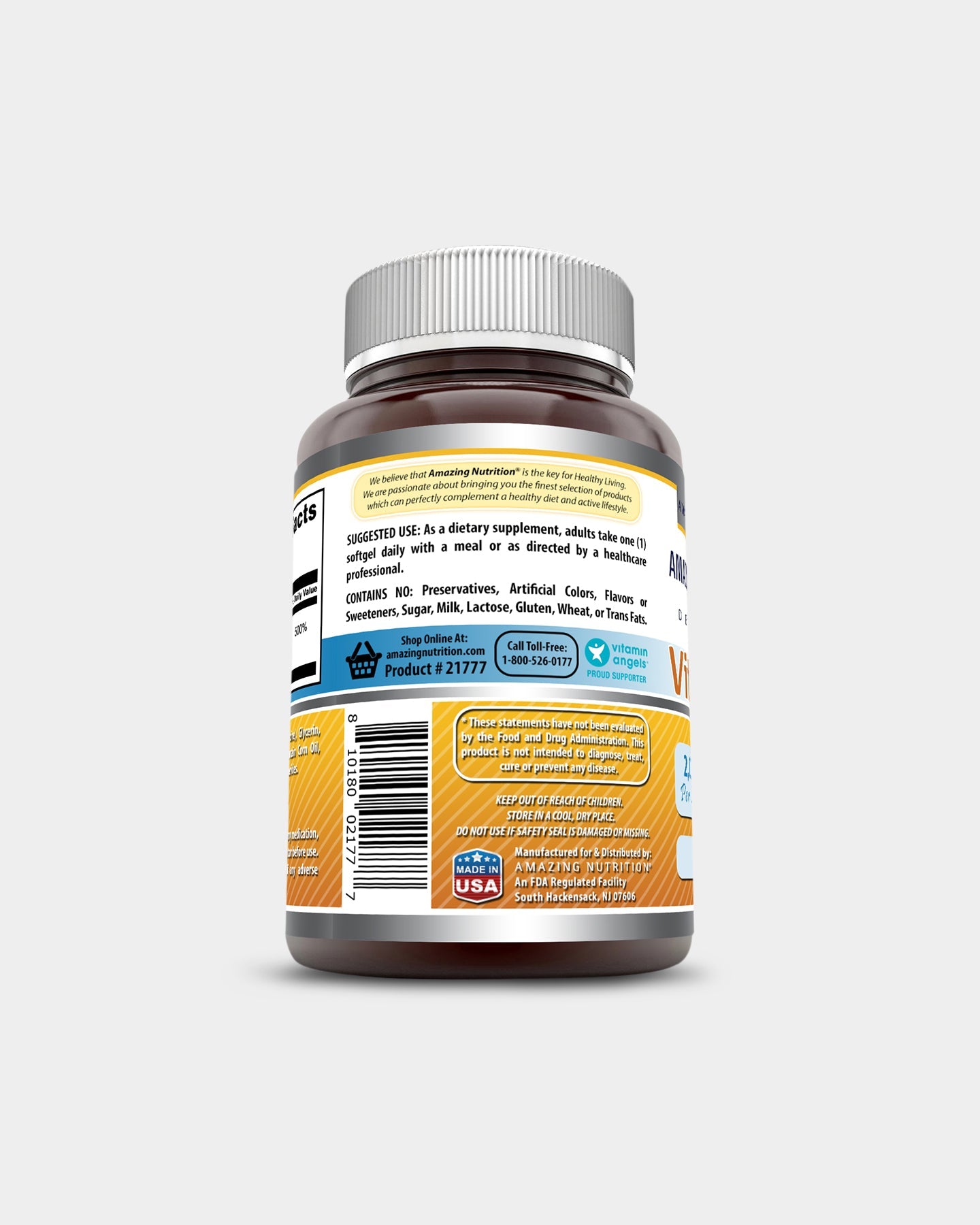 Amazing Nutrition Amazing Formulas Vitamin D3 2000 IU - Bodybuilding.com